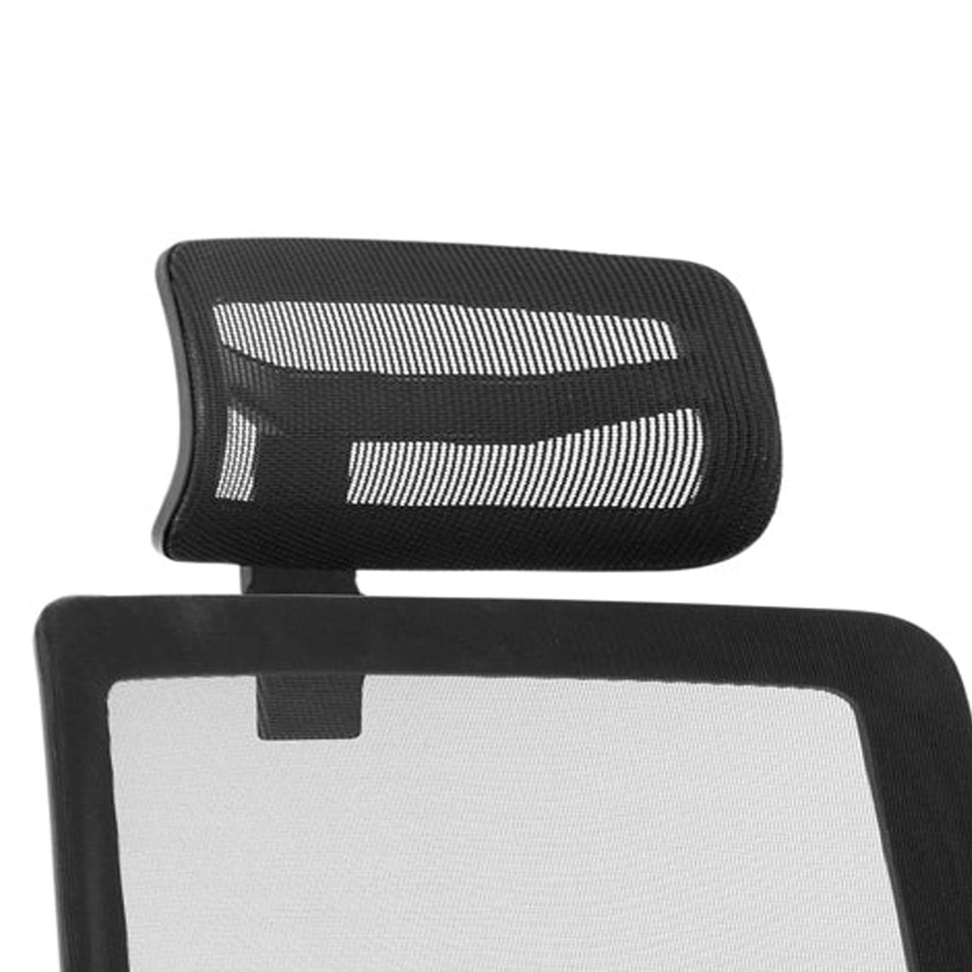Ergo Twist / Click Black Mesh Headrest — Black