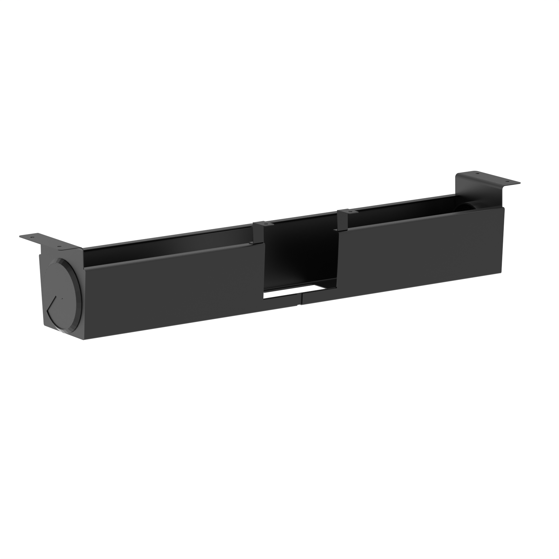 Universal Telescopic Cable Tray — Black