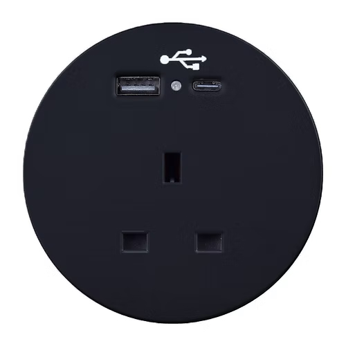 Design Soft Seating Power Module — Black
