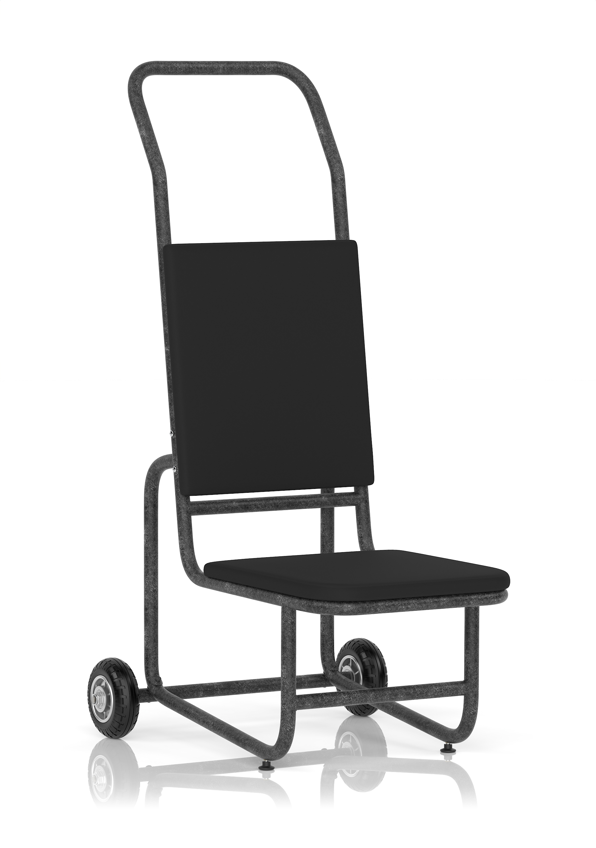 Stacking Chair Trolley — Black