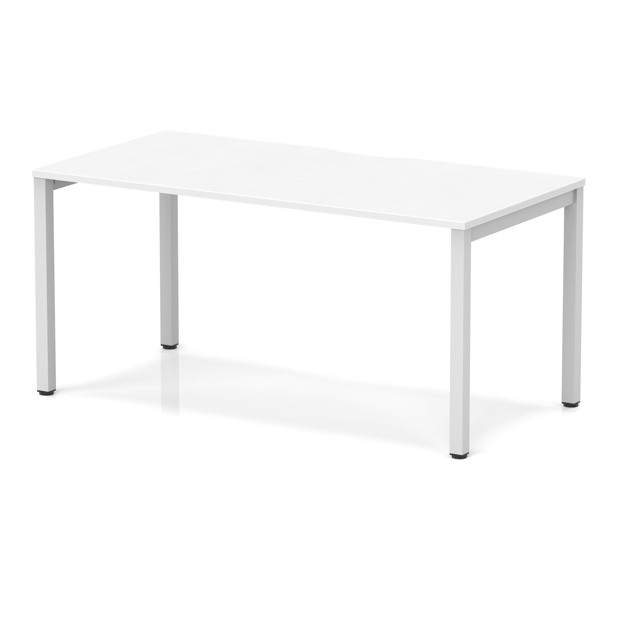 White / Silver Frame