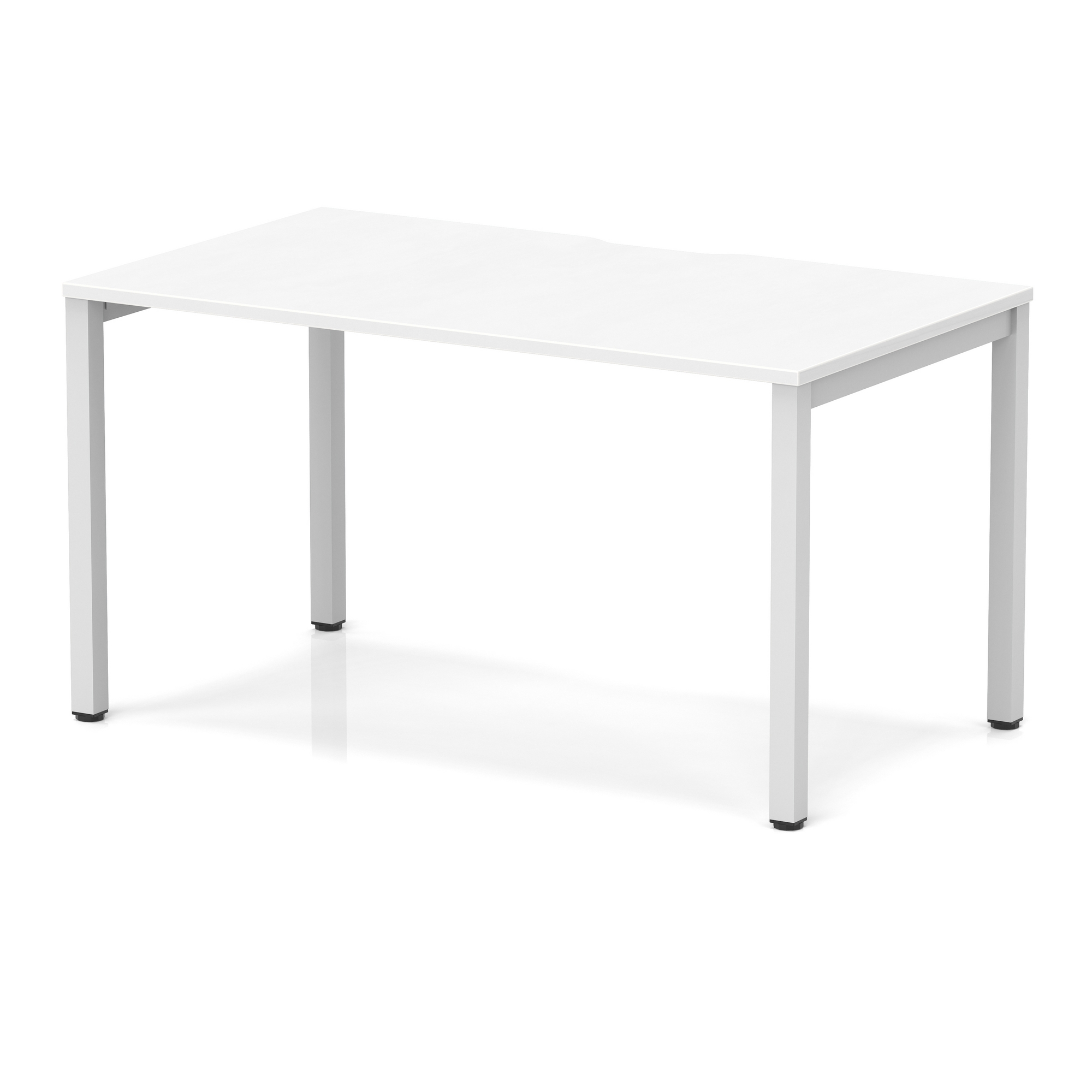 White / Silver Frame