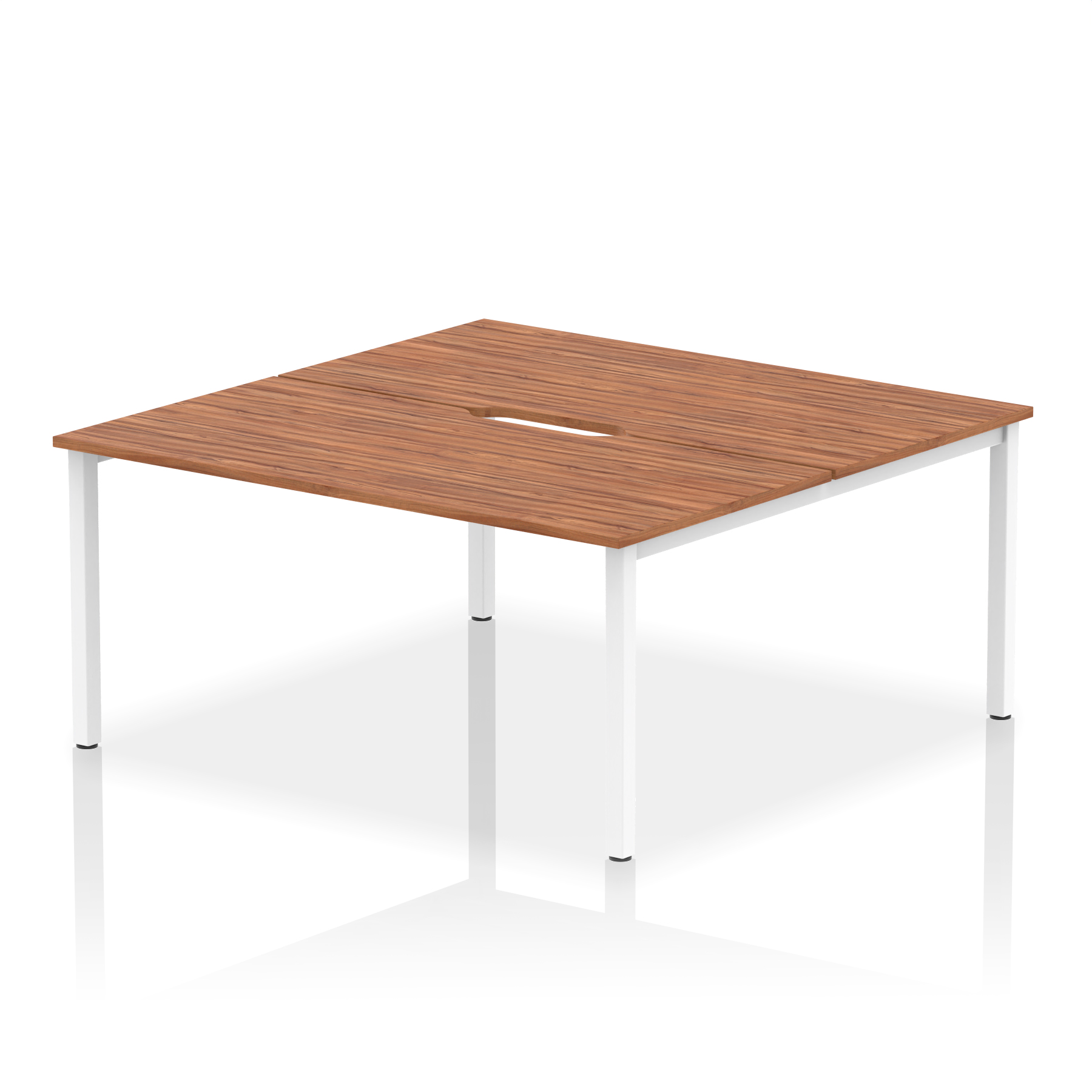 Walnut / White Frame