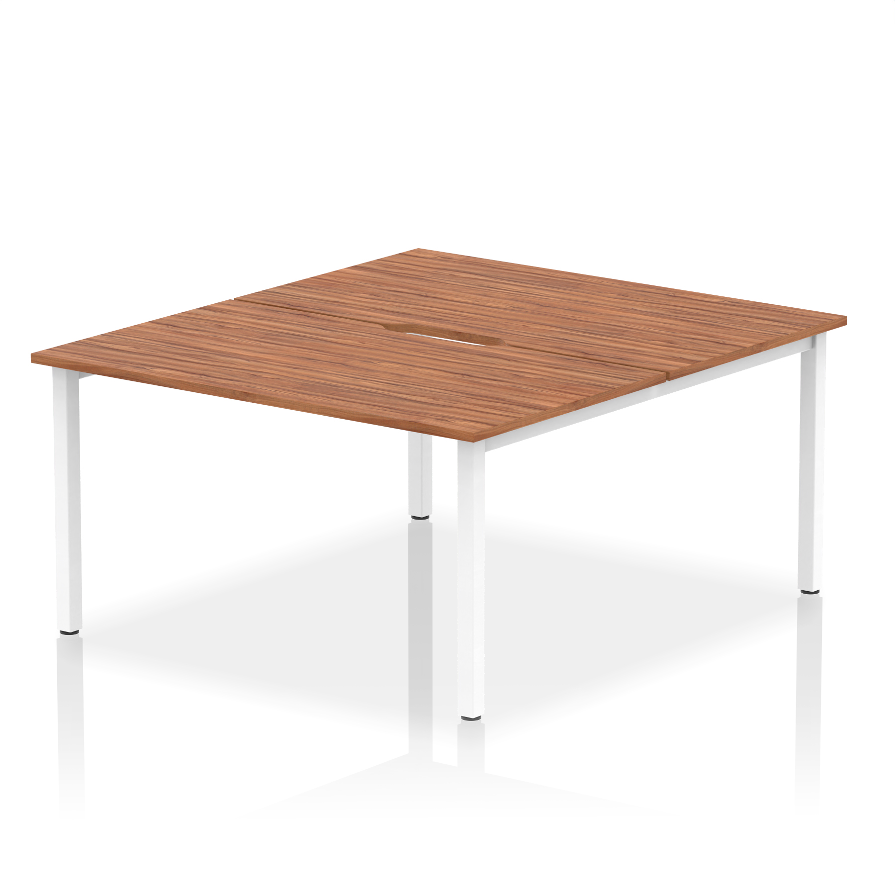 Walnut / White Frame