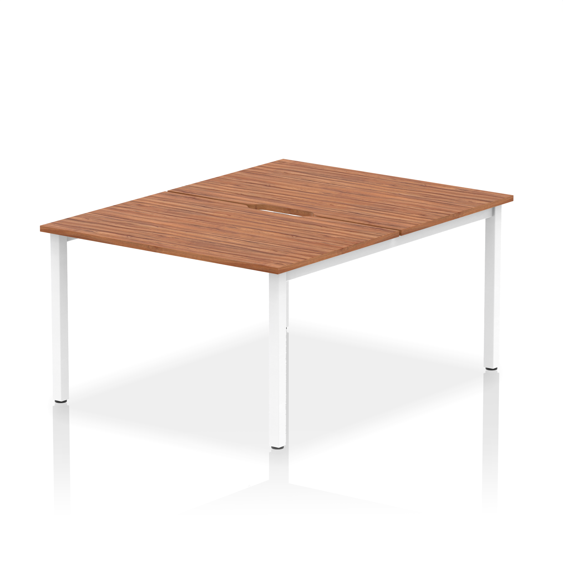 Walnut / White Frame