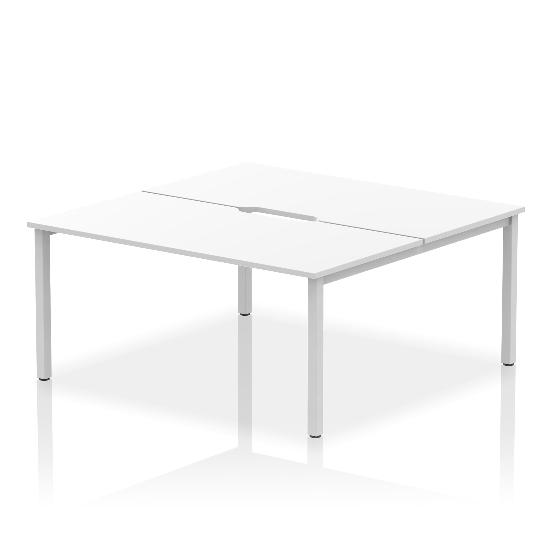 White / Silver Frame