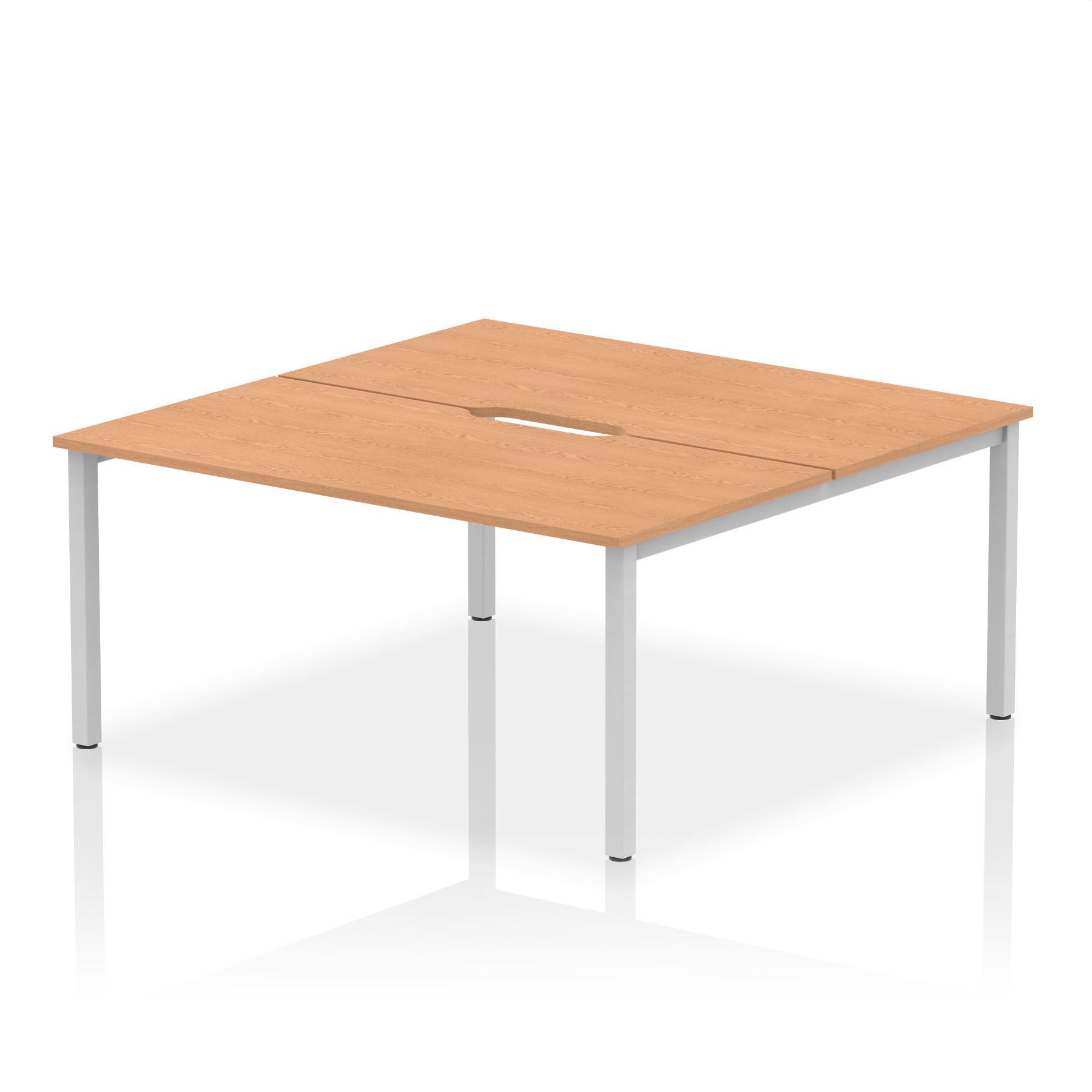 Oak / Silver Frame