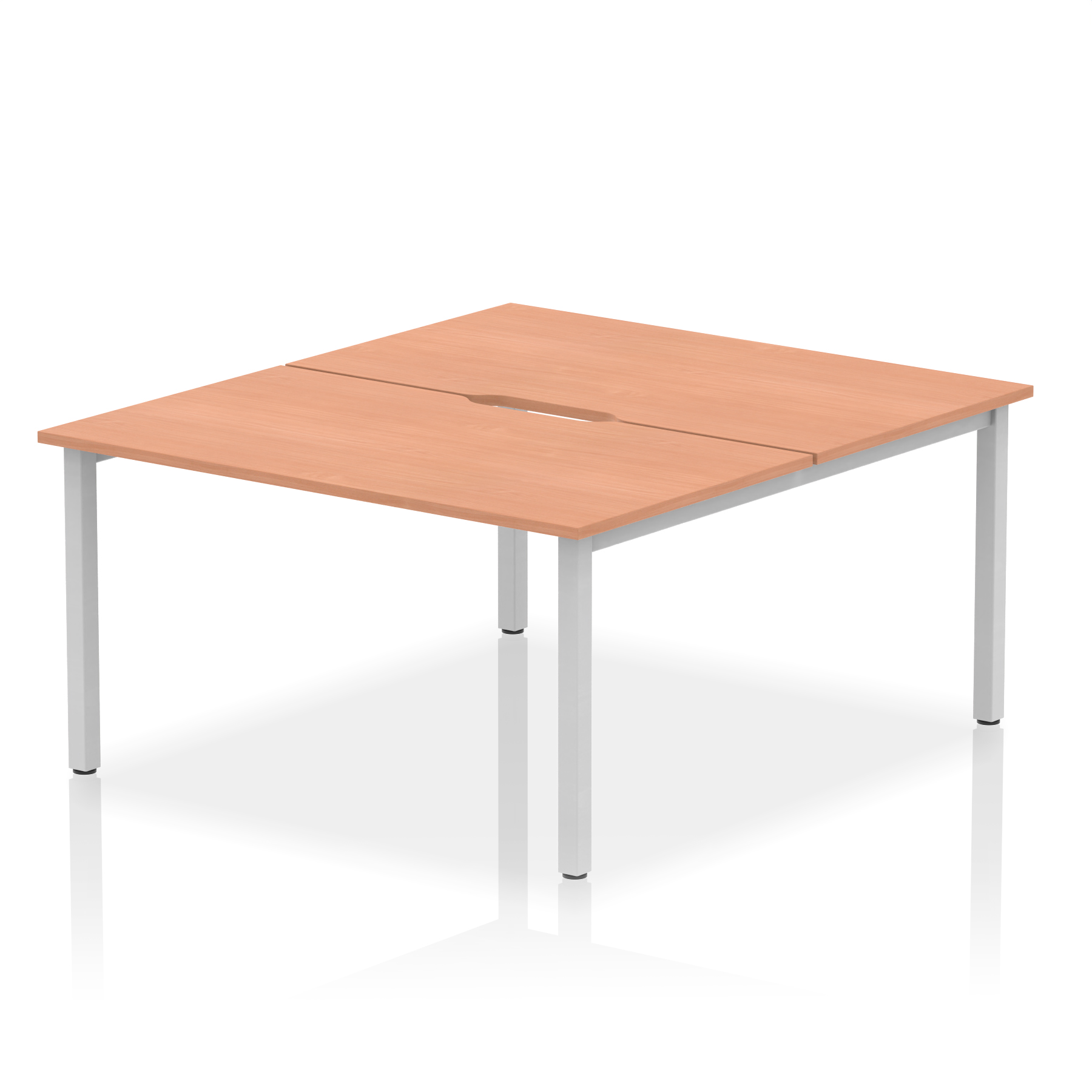 Beech / Silver Frame