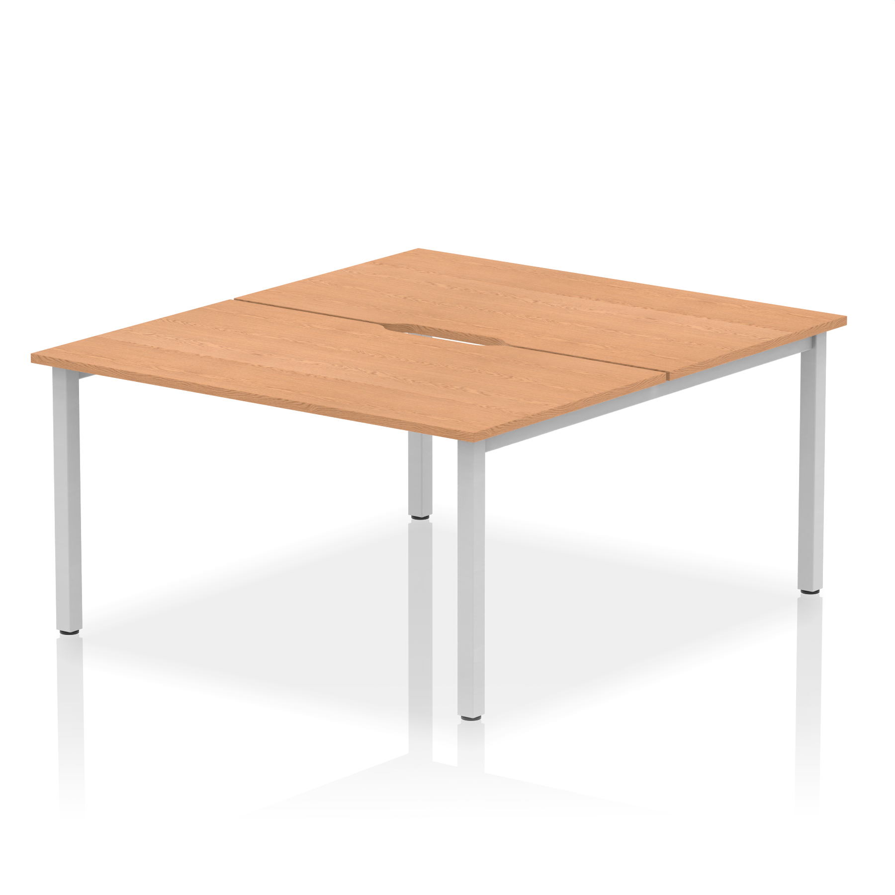 Oak / Silver Frame