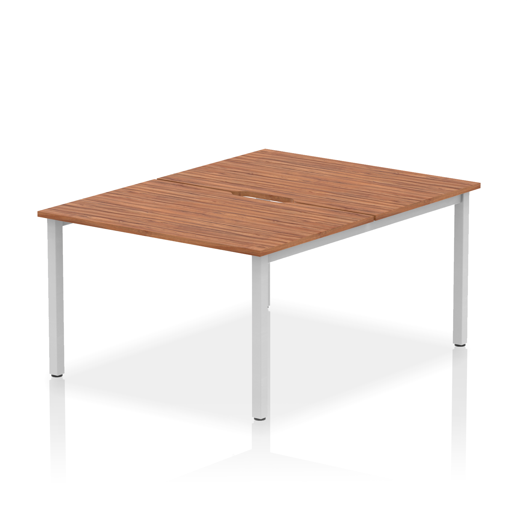 Walnut / Silver Frame