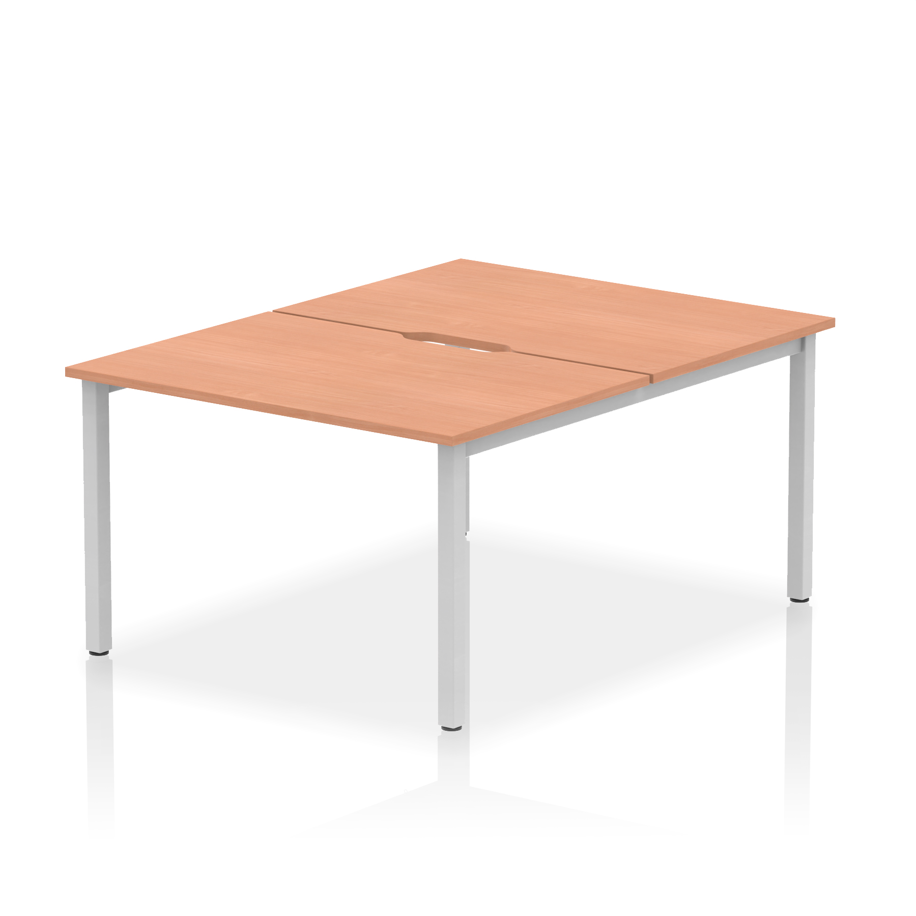 Beech / Silver Frame