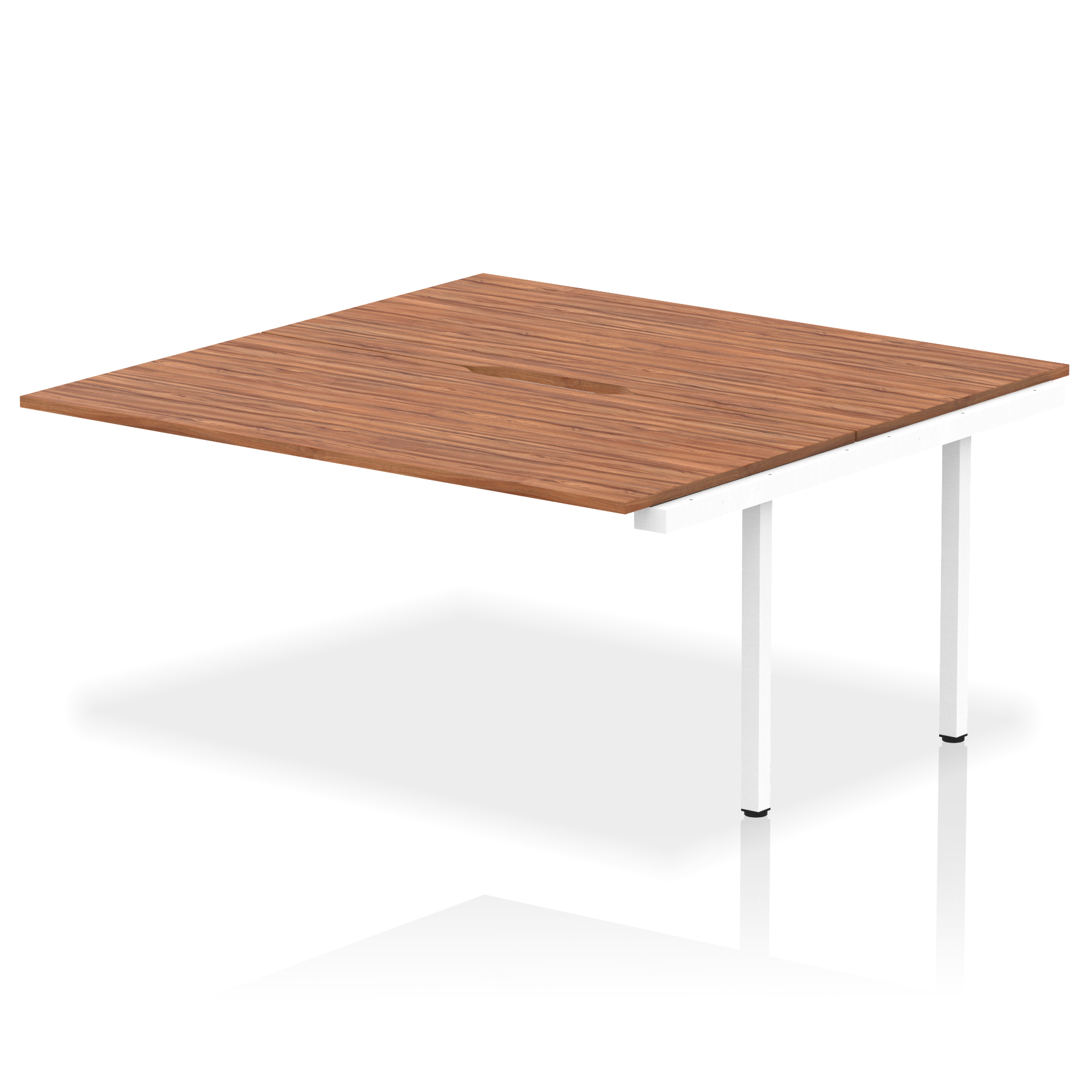 Walnut / White Frame