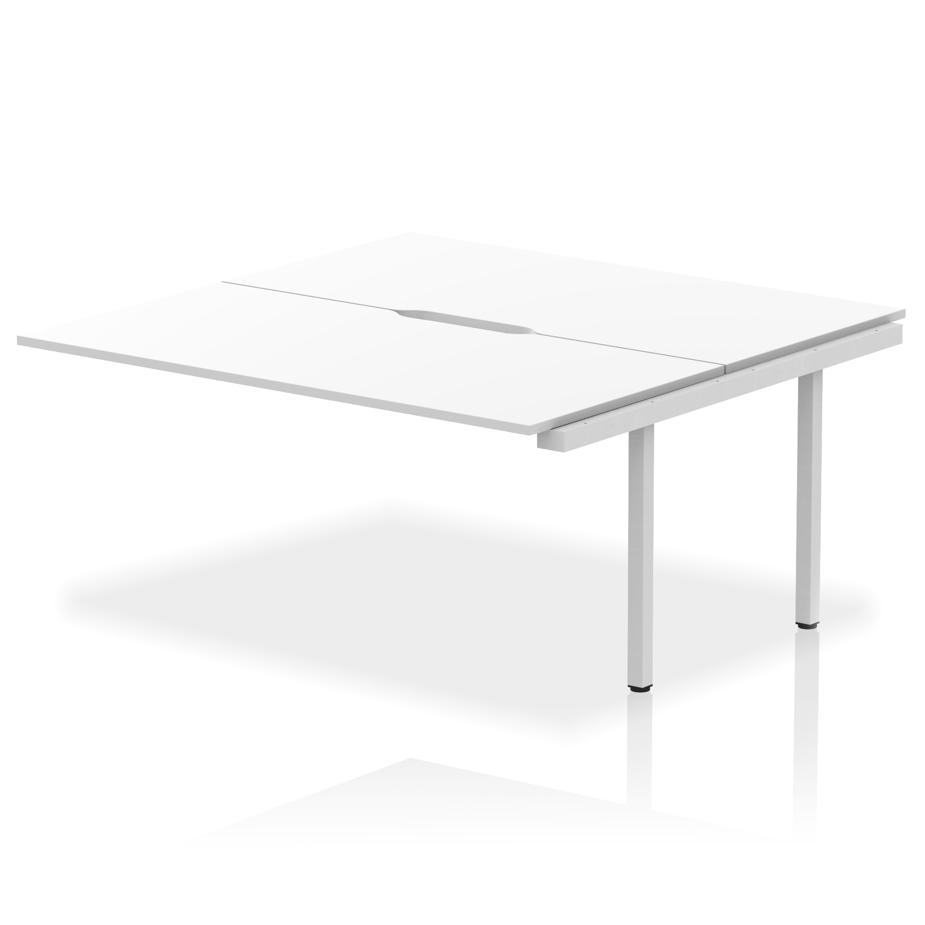 White / Silver Frame