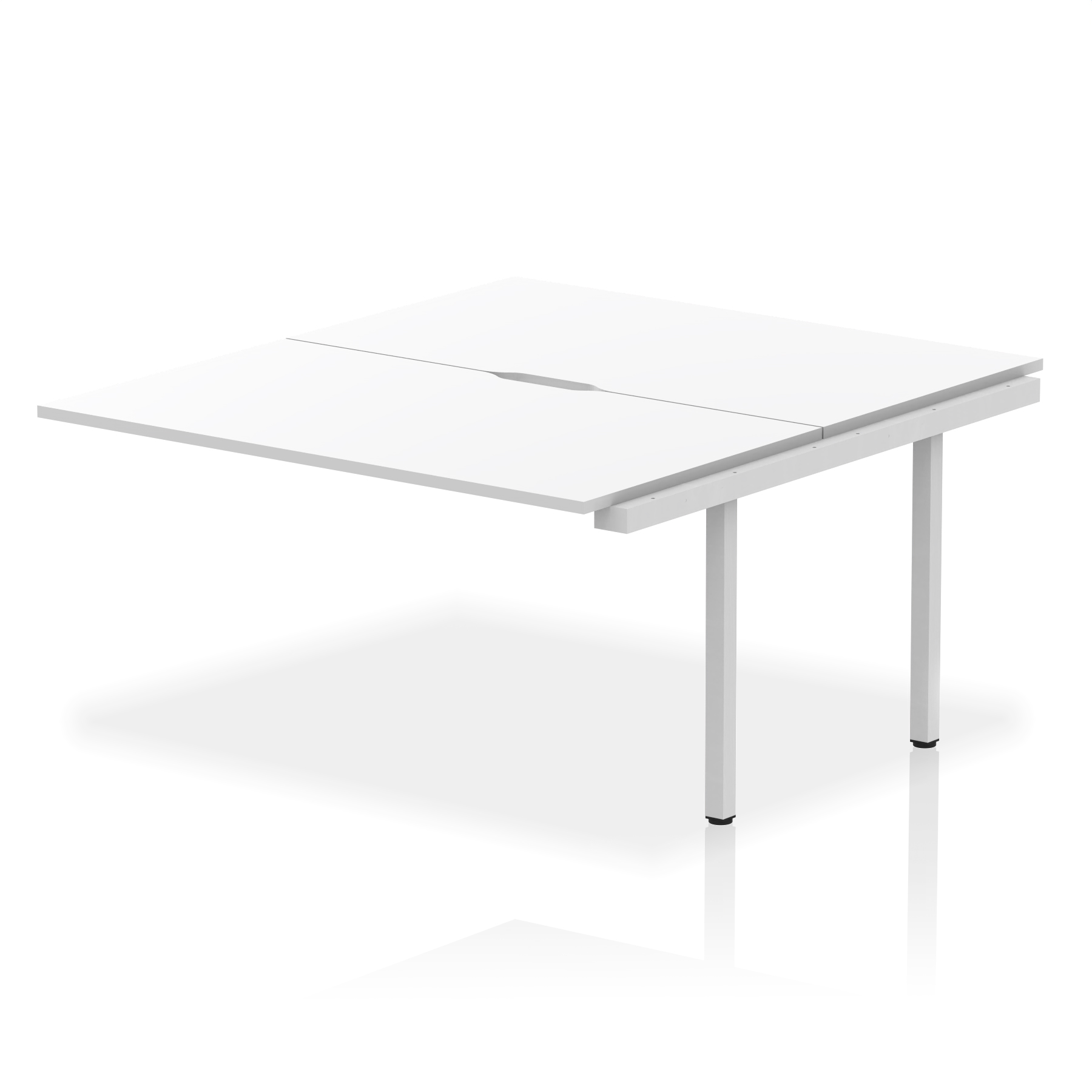 White / Silver Frame