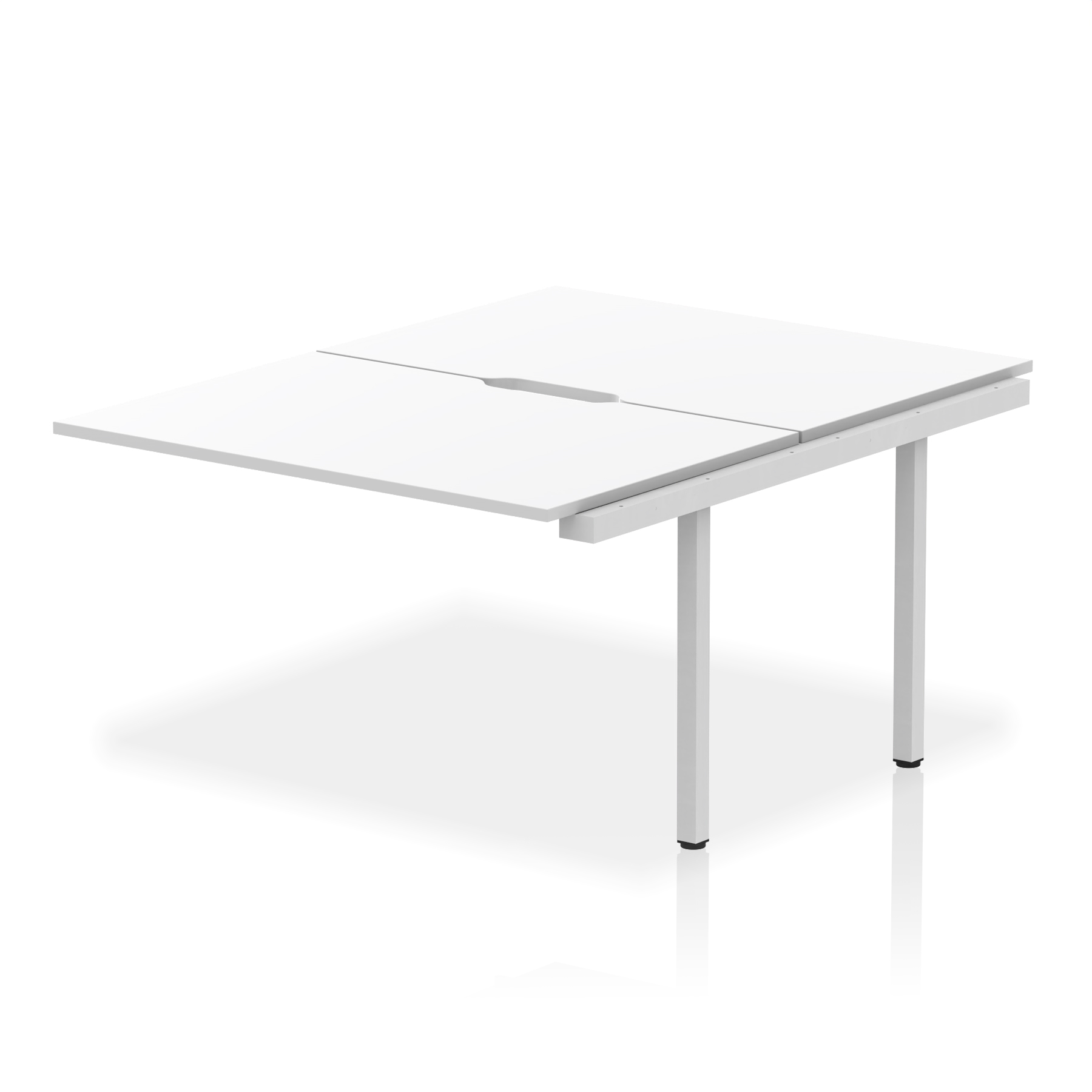 White / Silver Frame