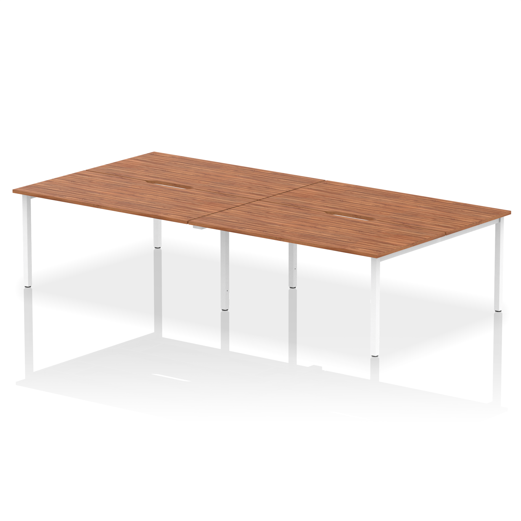 Walnut / White Frame