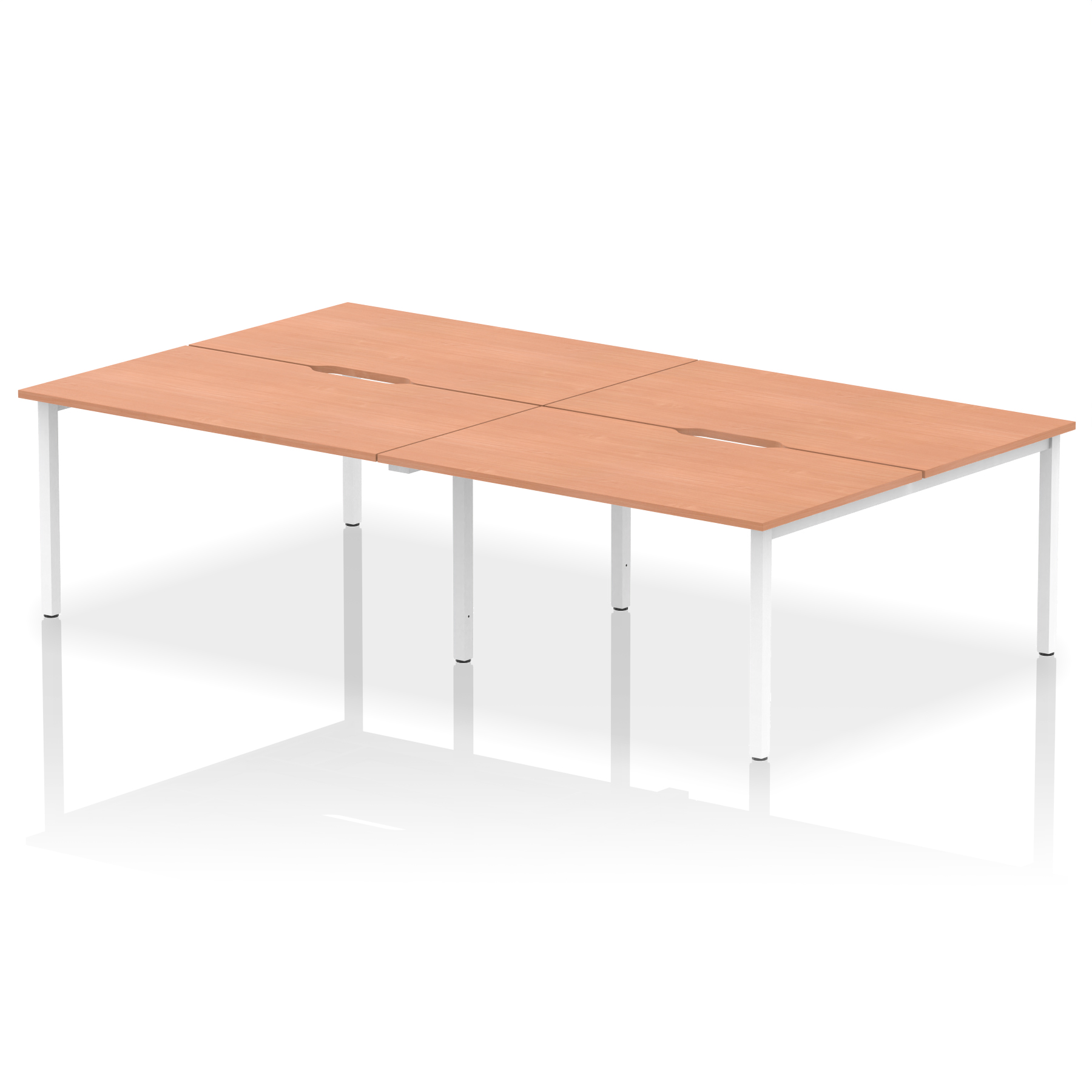 Beech / White Frame
