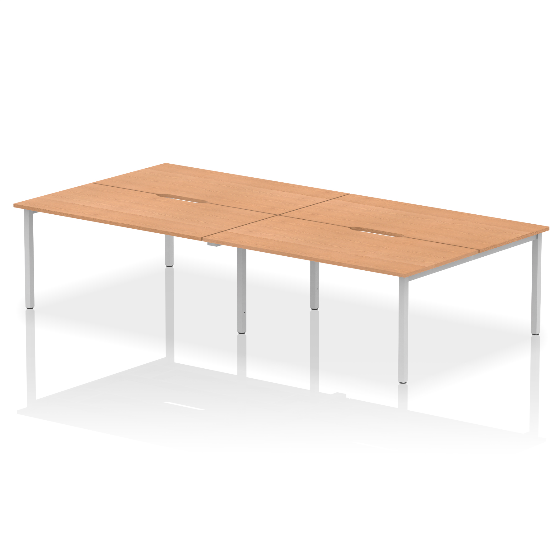 Oak / Silver Frame