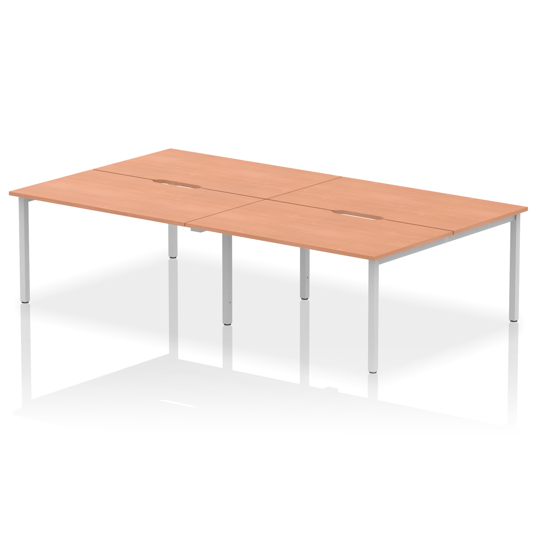Beech / Silver Frame