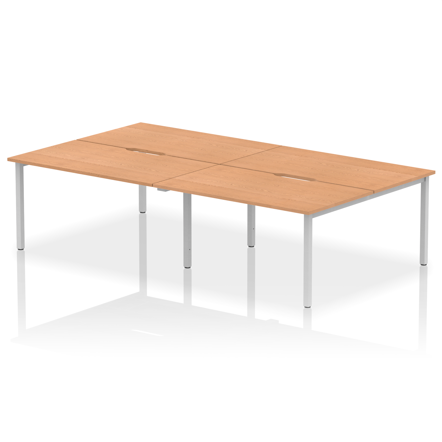 Oak / Silver Frame