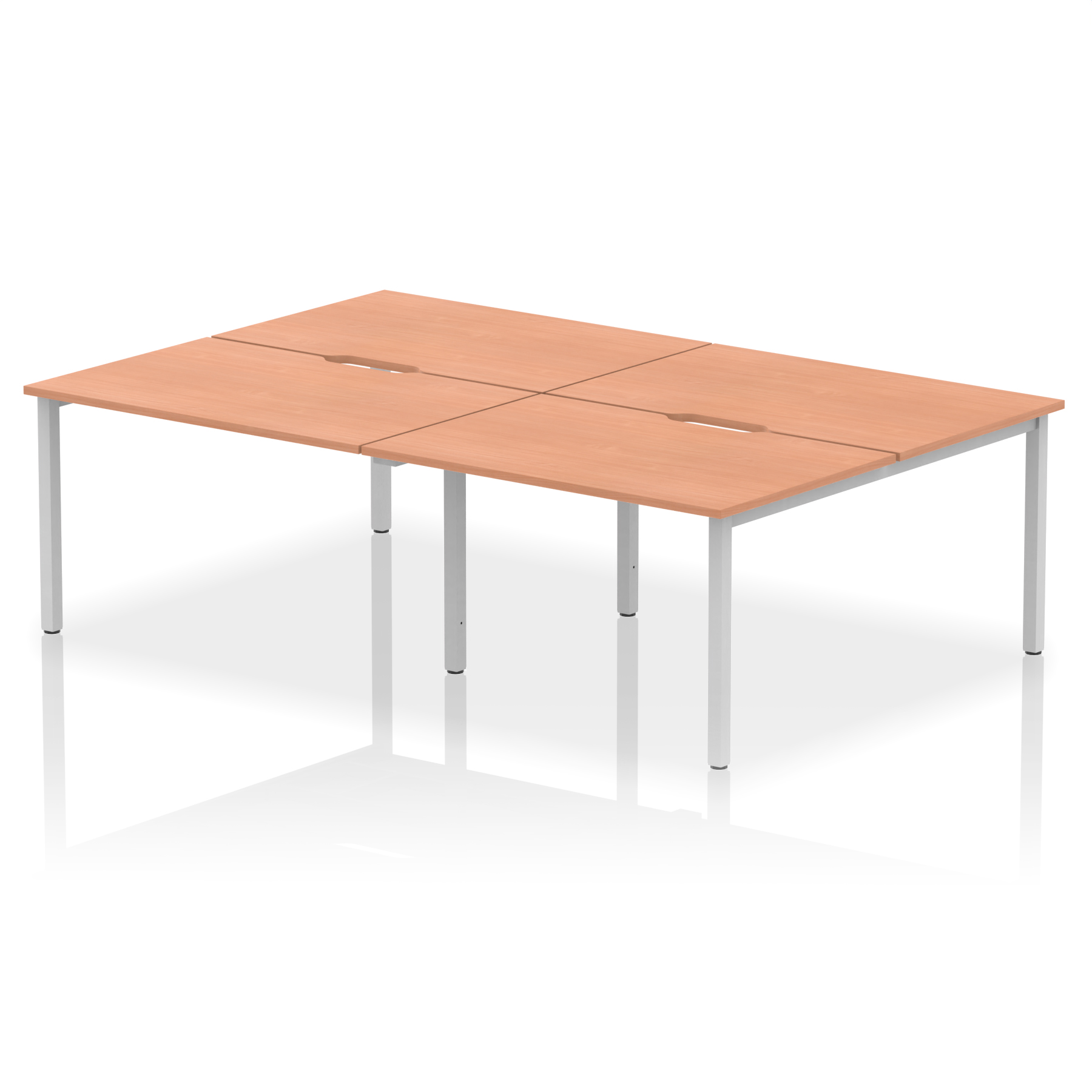 Beech / Silver Frame