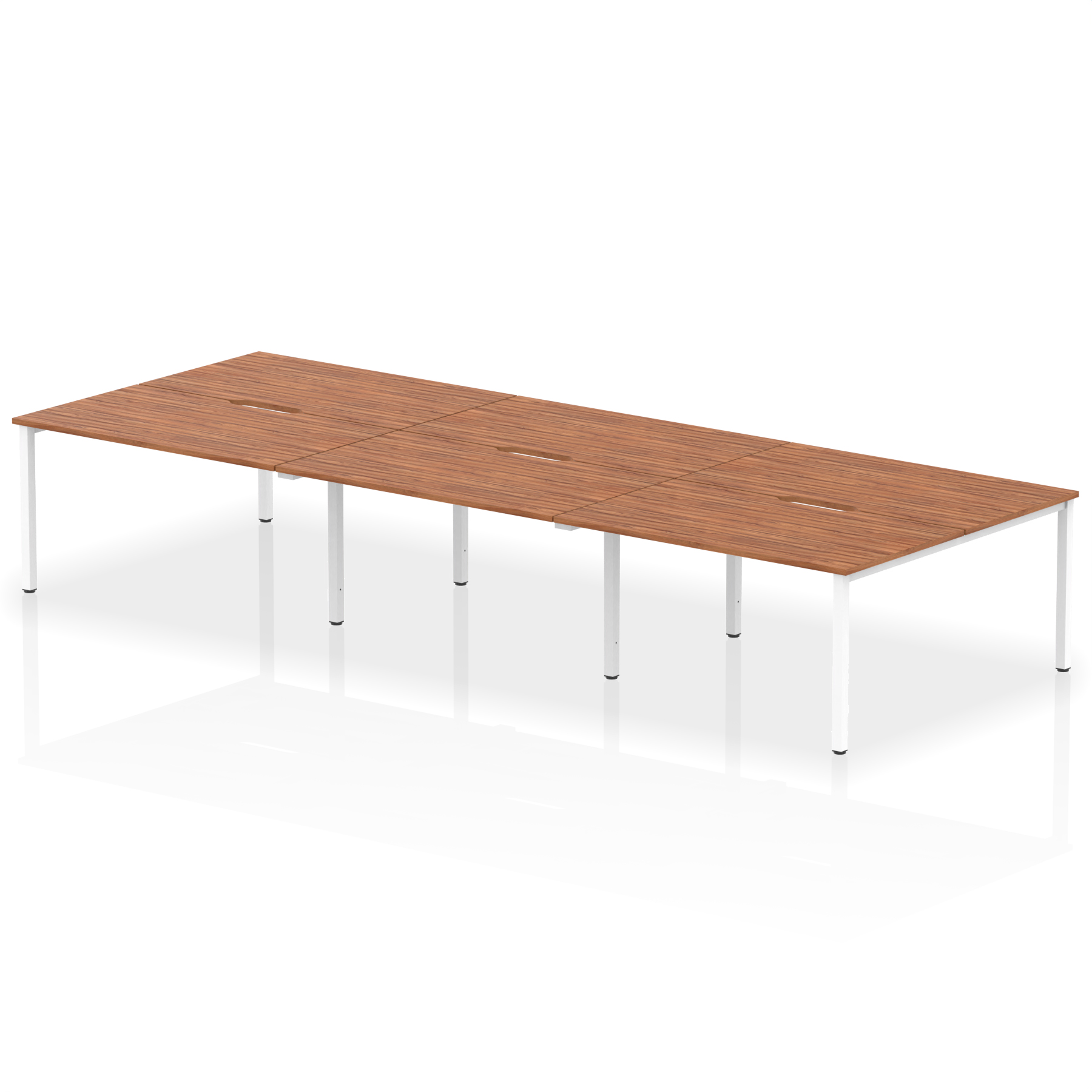 Walnut / White Frame
