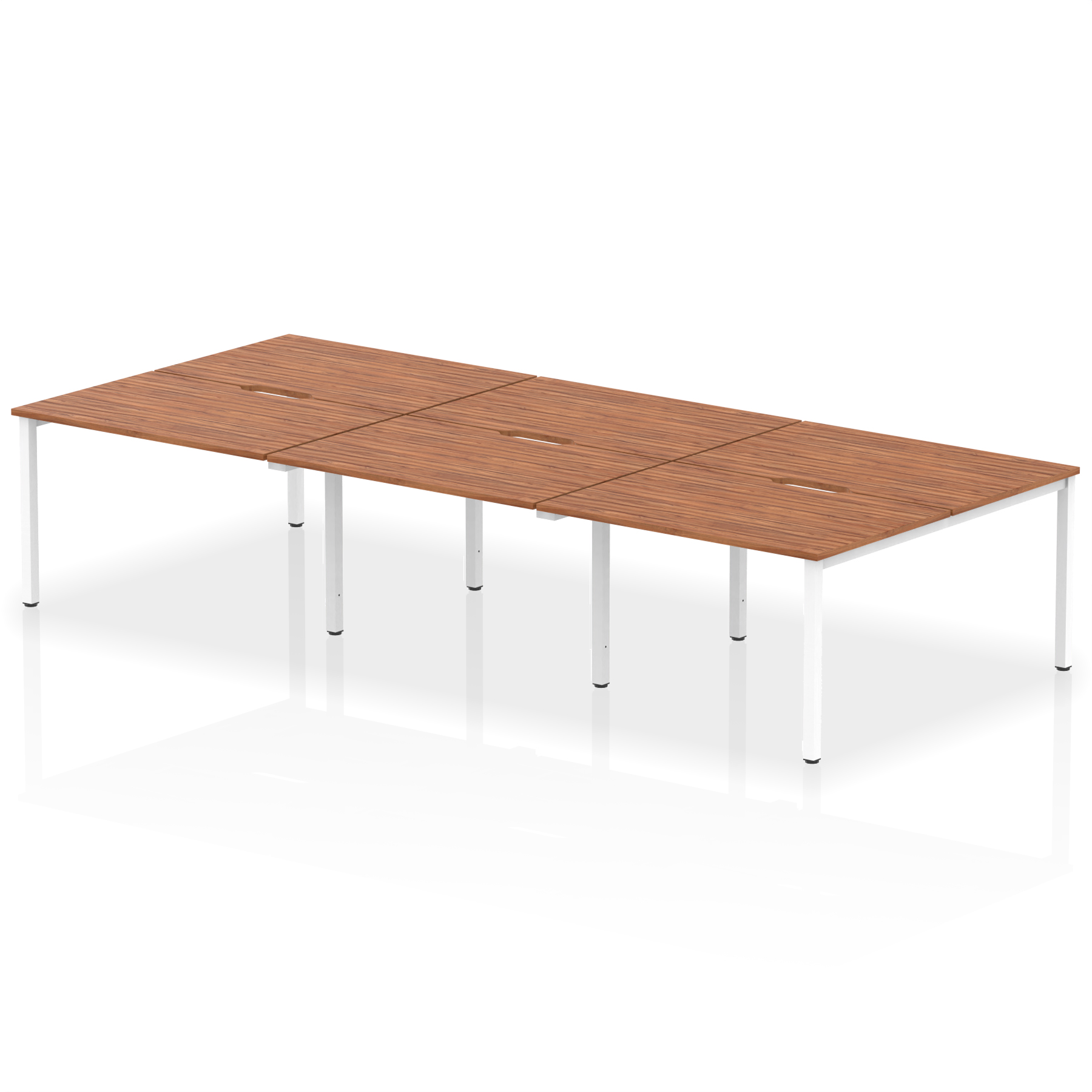 Walnut / White Frame