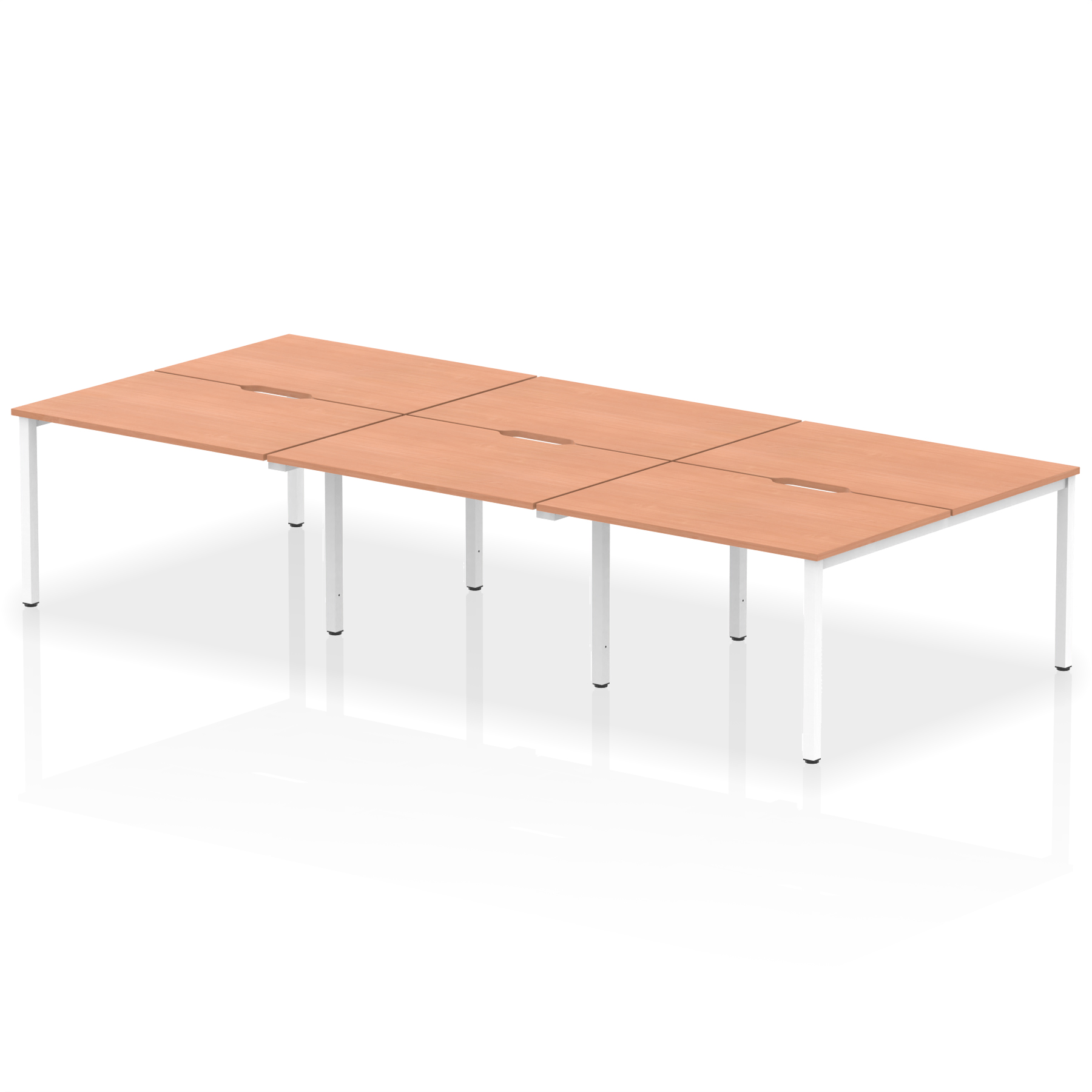 Beech / White Frame