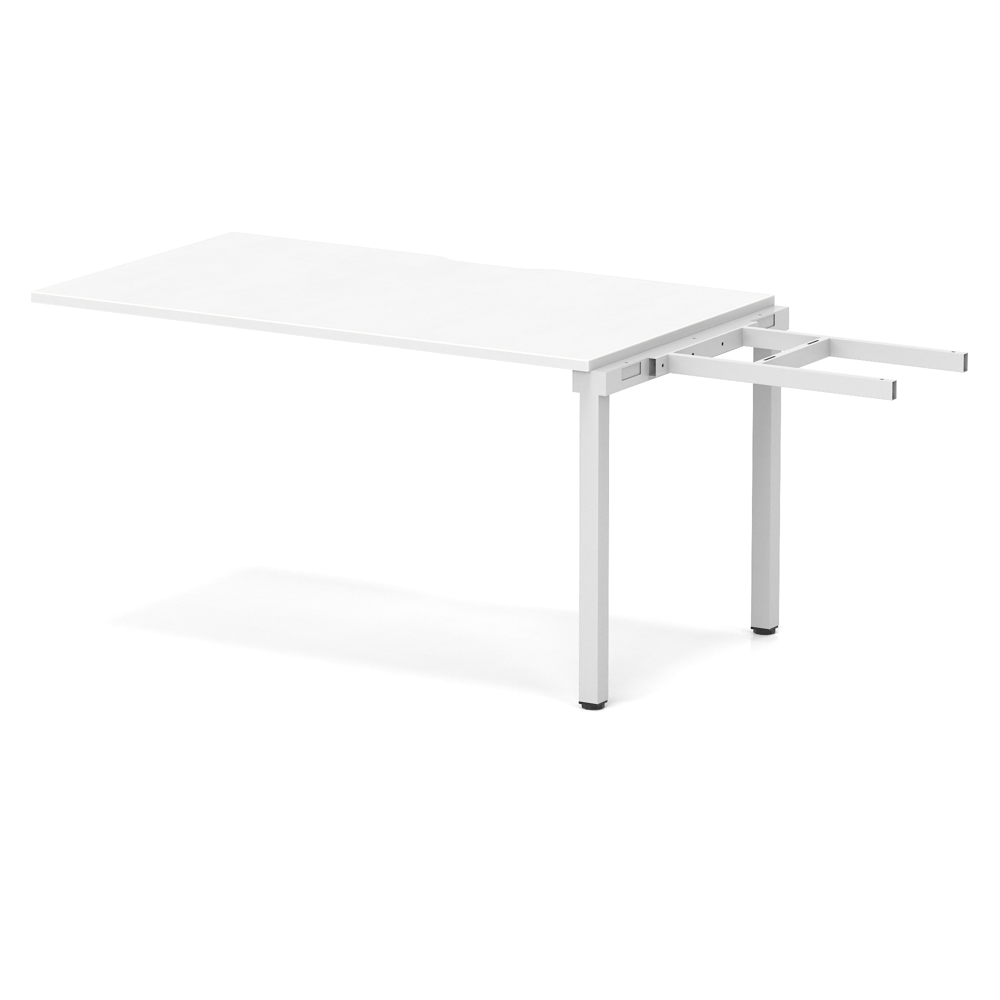 White / Silver Frame