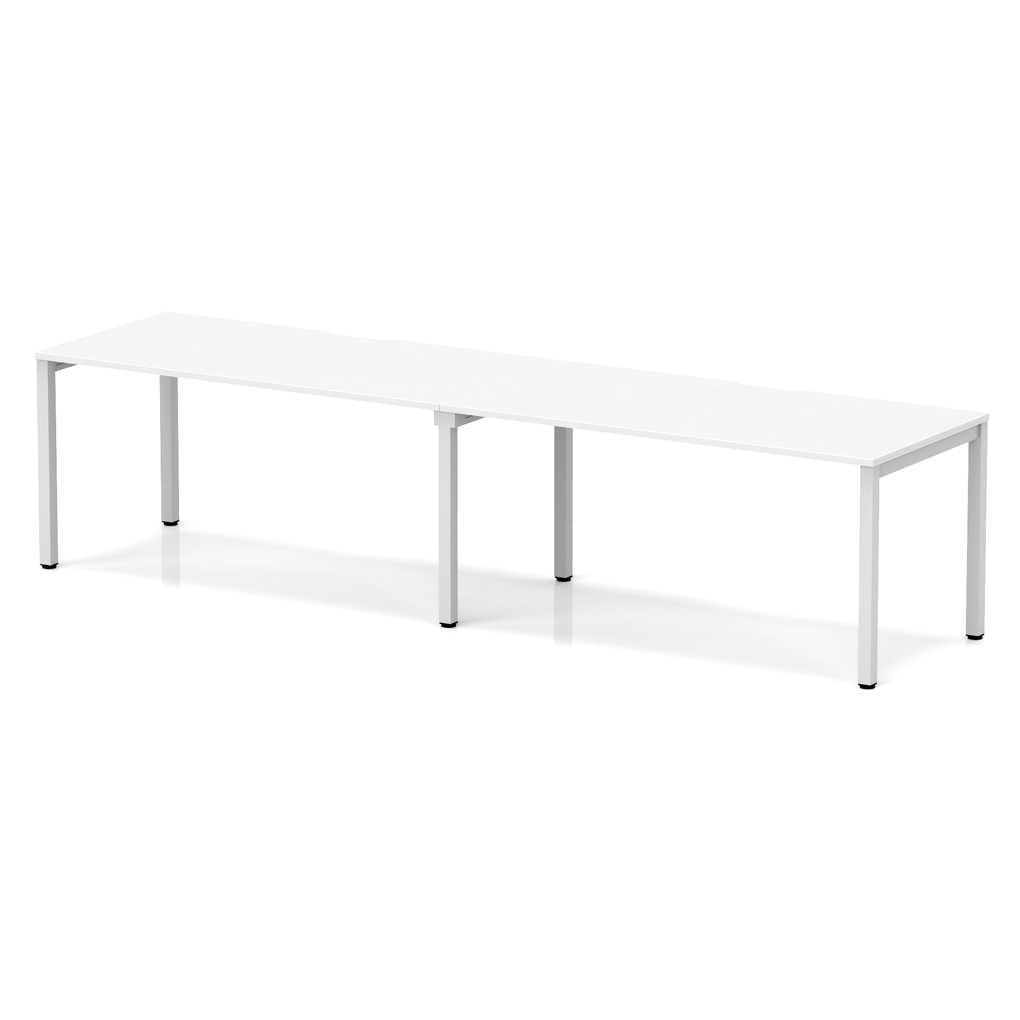 White / Silver Frame