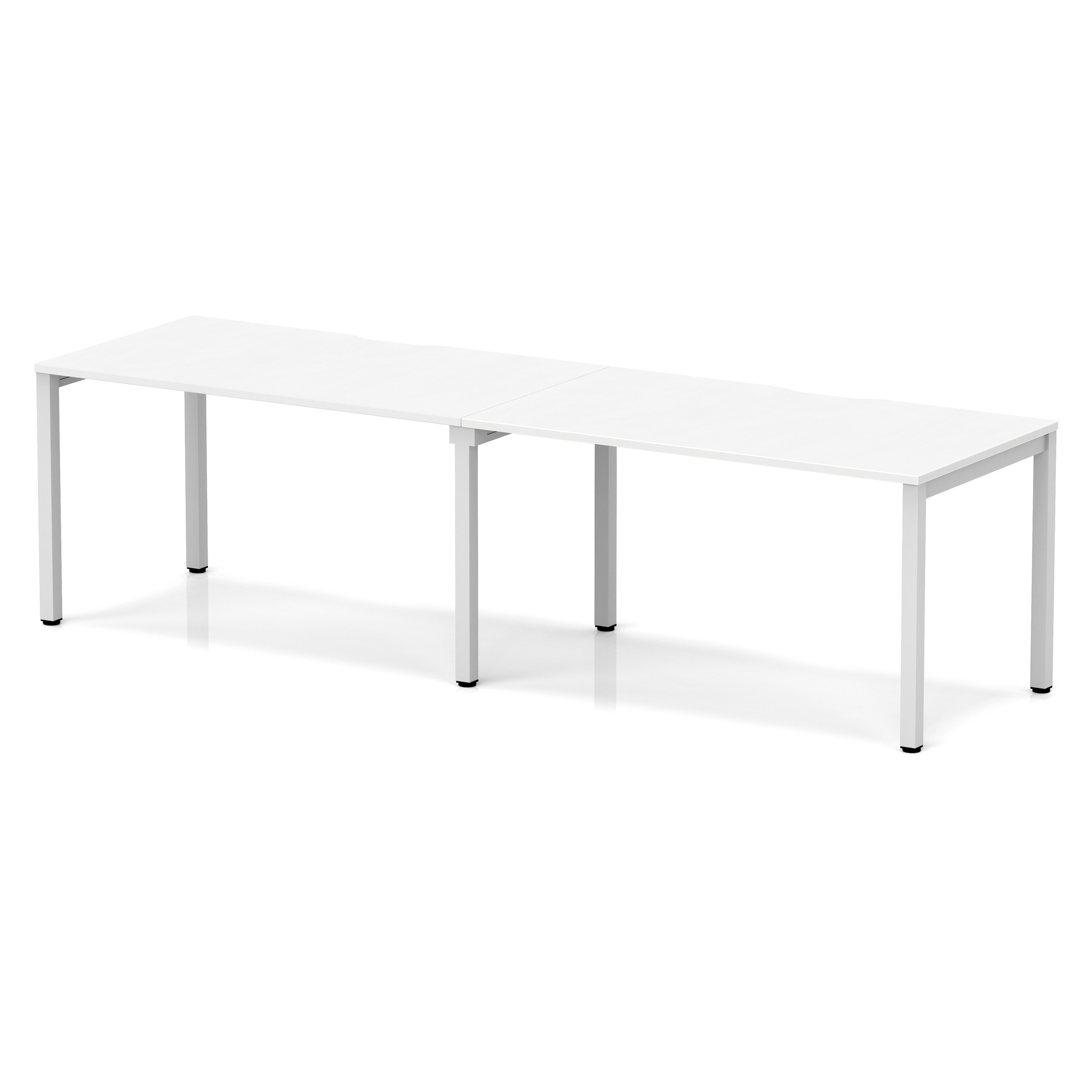 White / Silver Frame