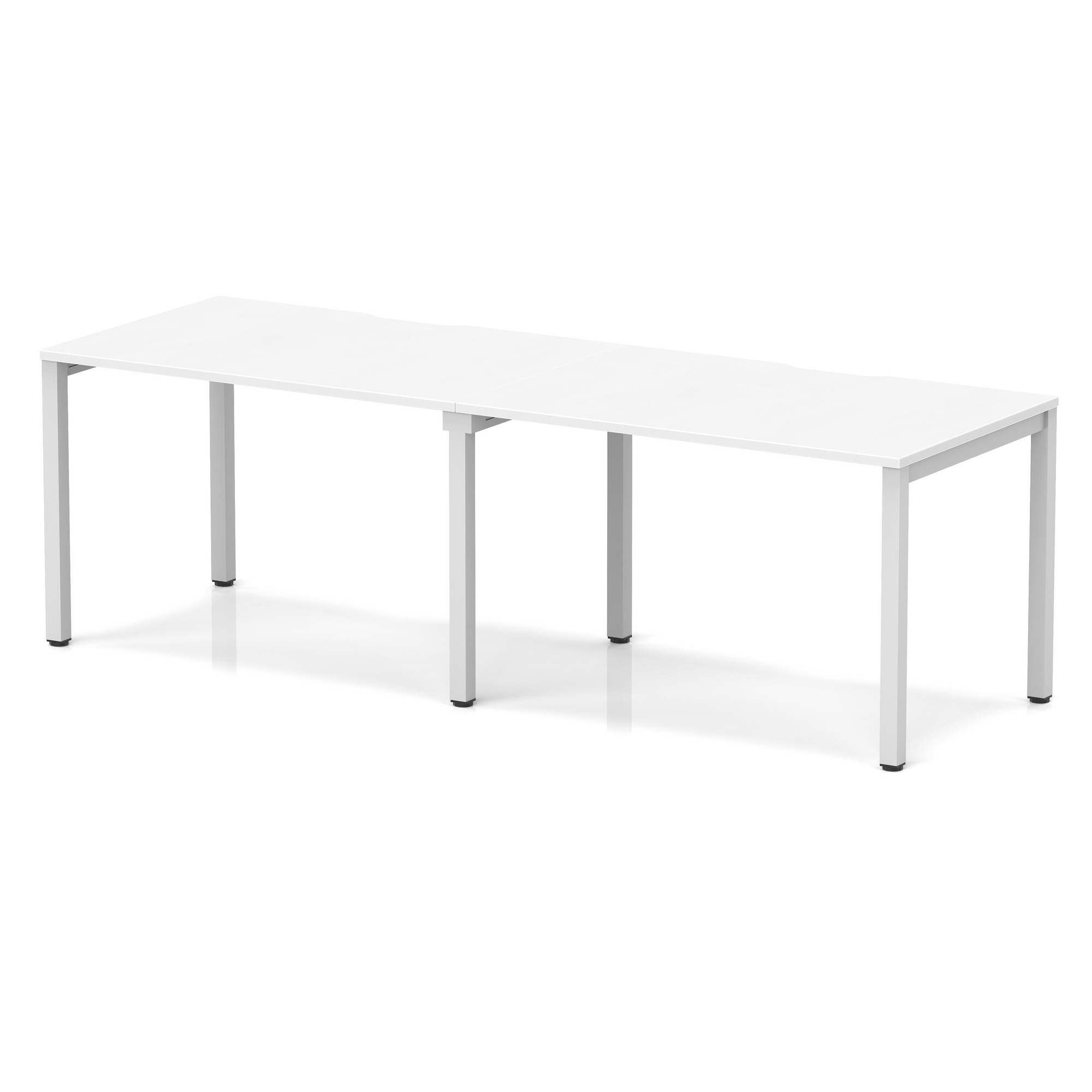 White / Silver Frame