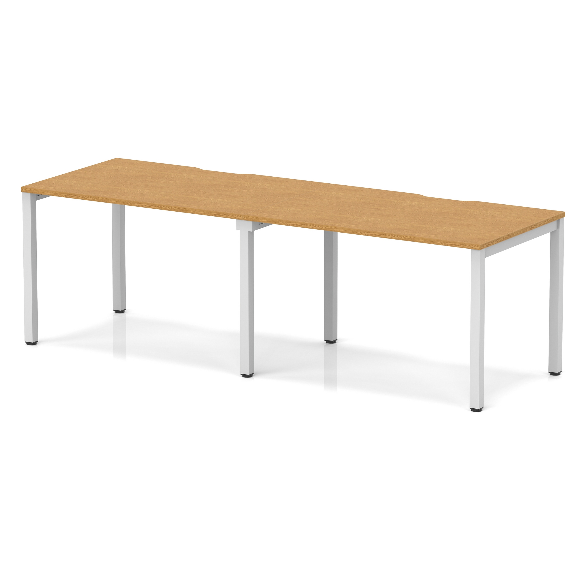 Oak / Silver Frame