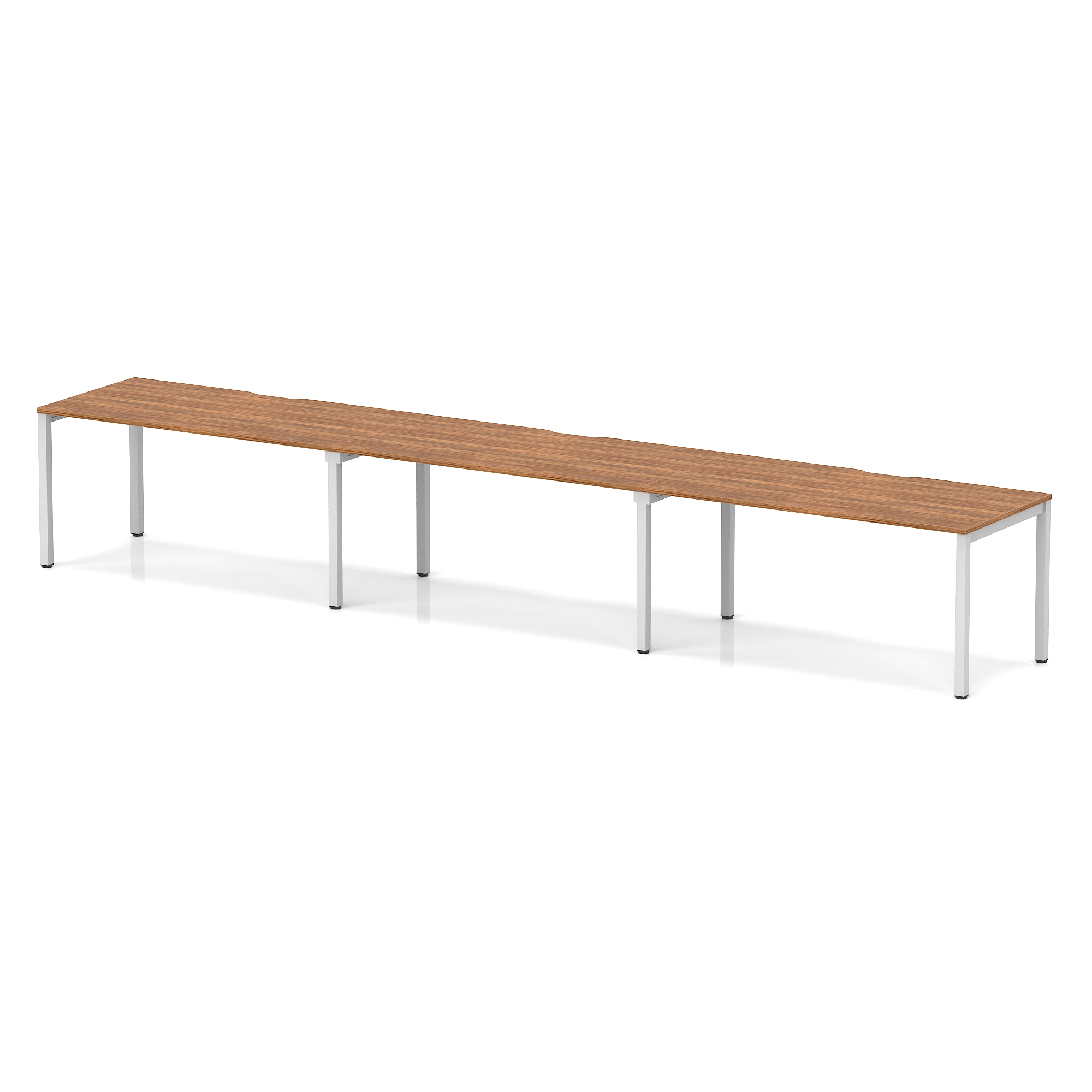 Walnut / Silver Frame