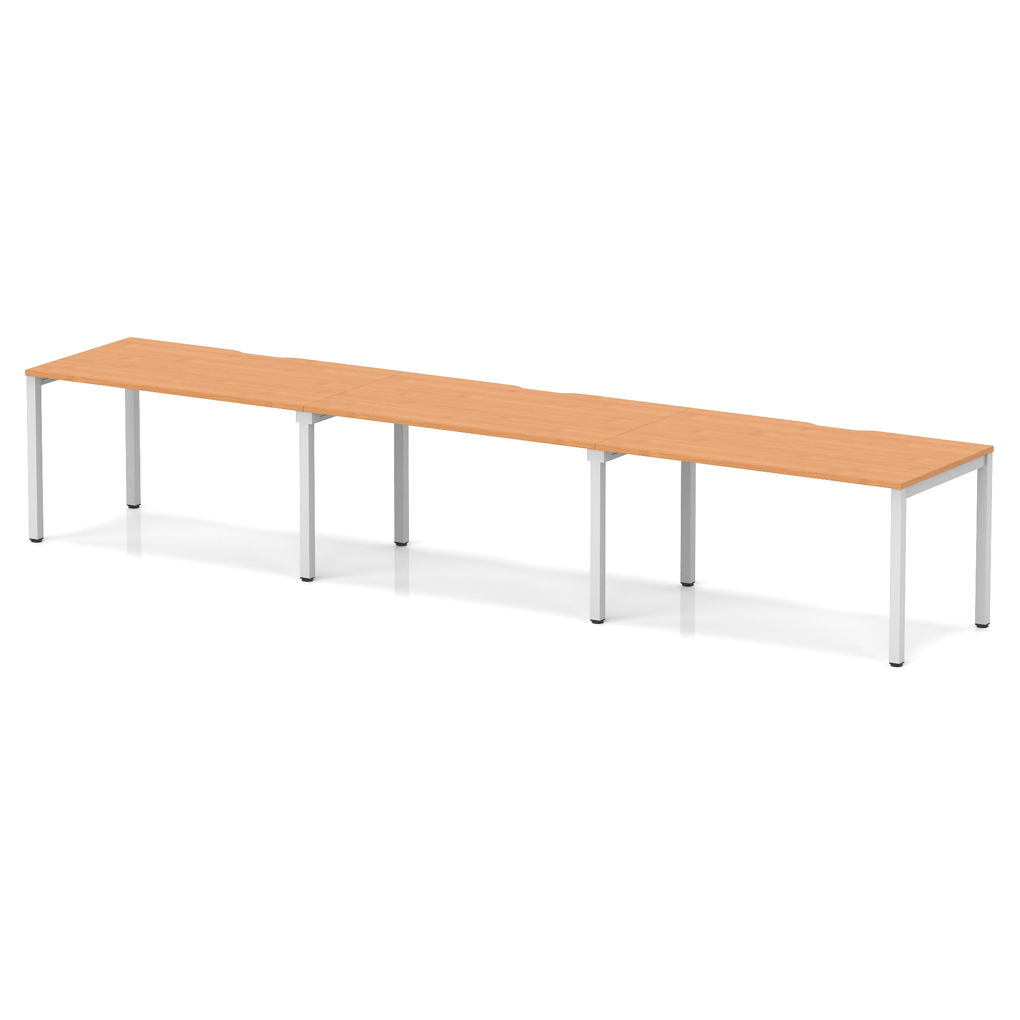 Beech / Silver Frame