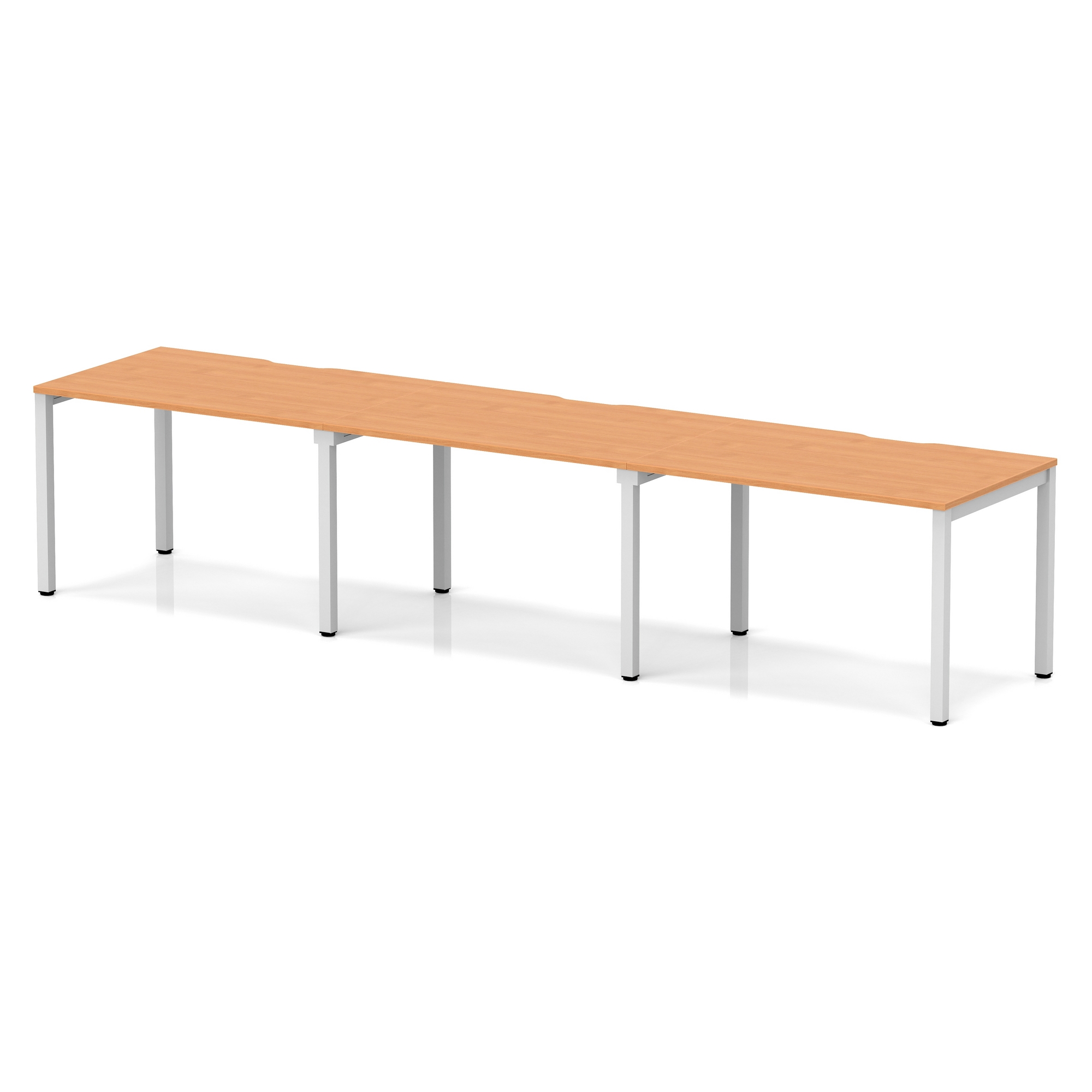 Beech / Silver Frame
