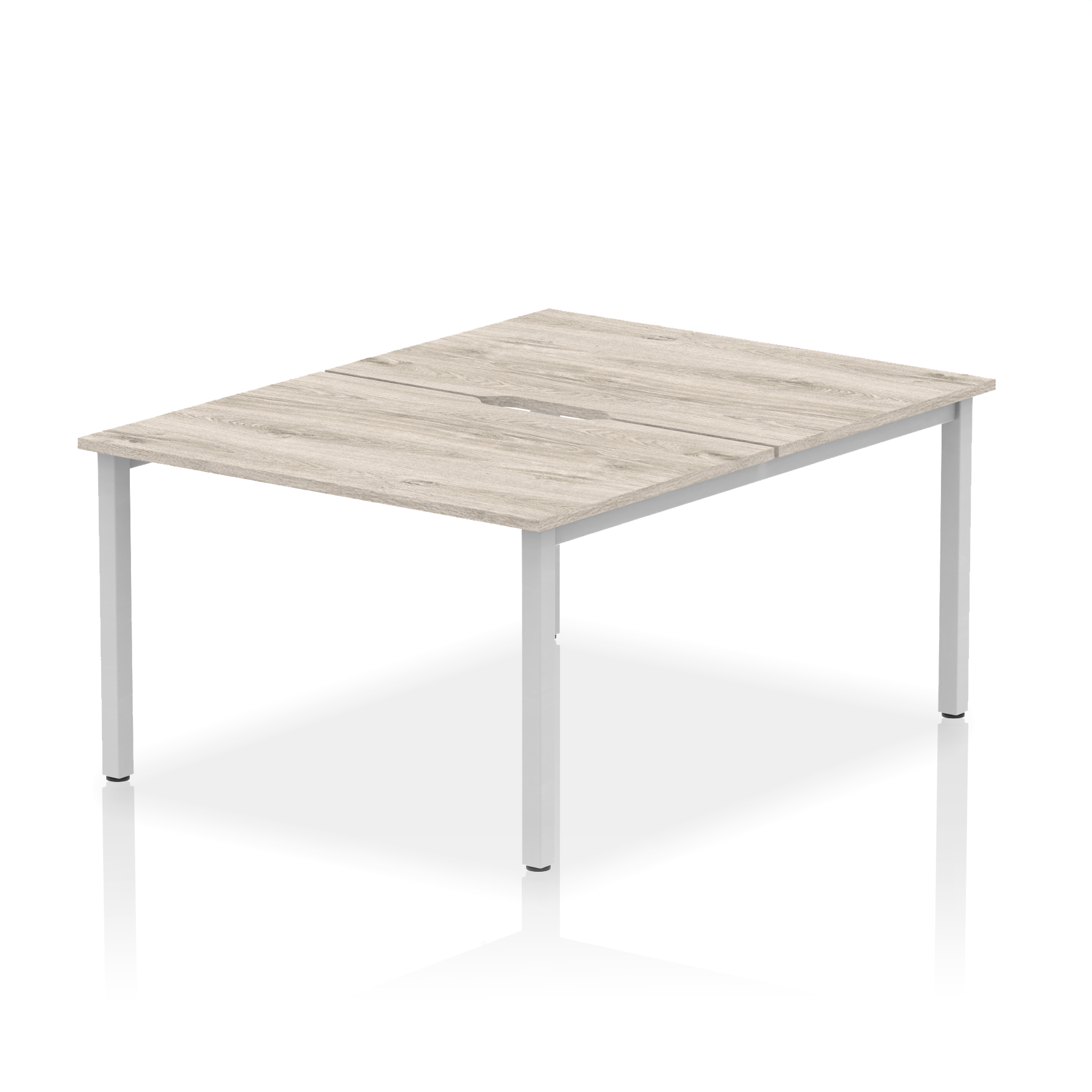 Grey Oak / Silver Frame
