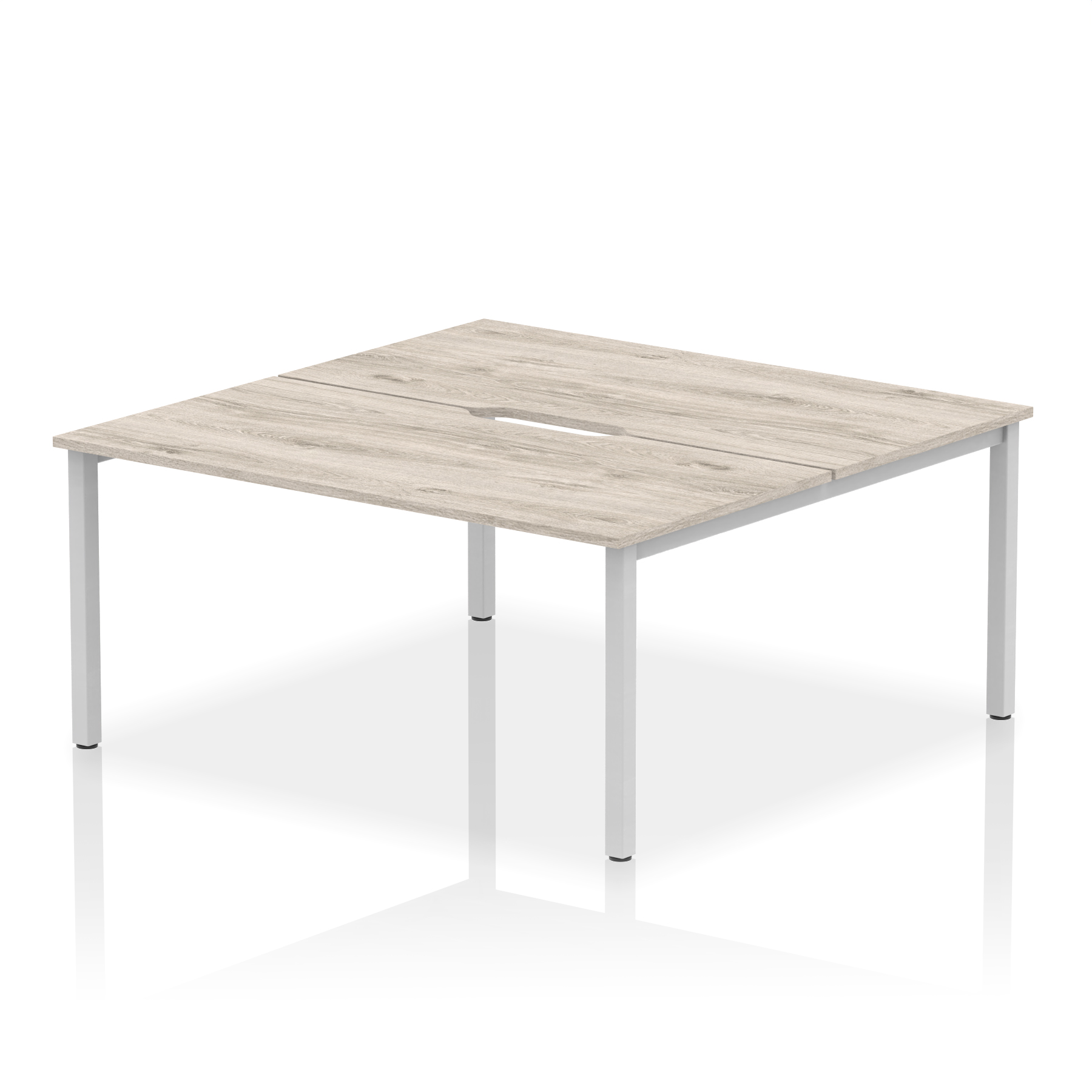 Grey Oak / Silver Frame