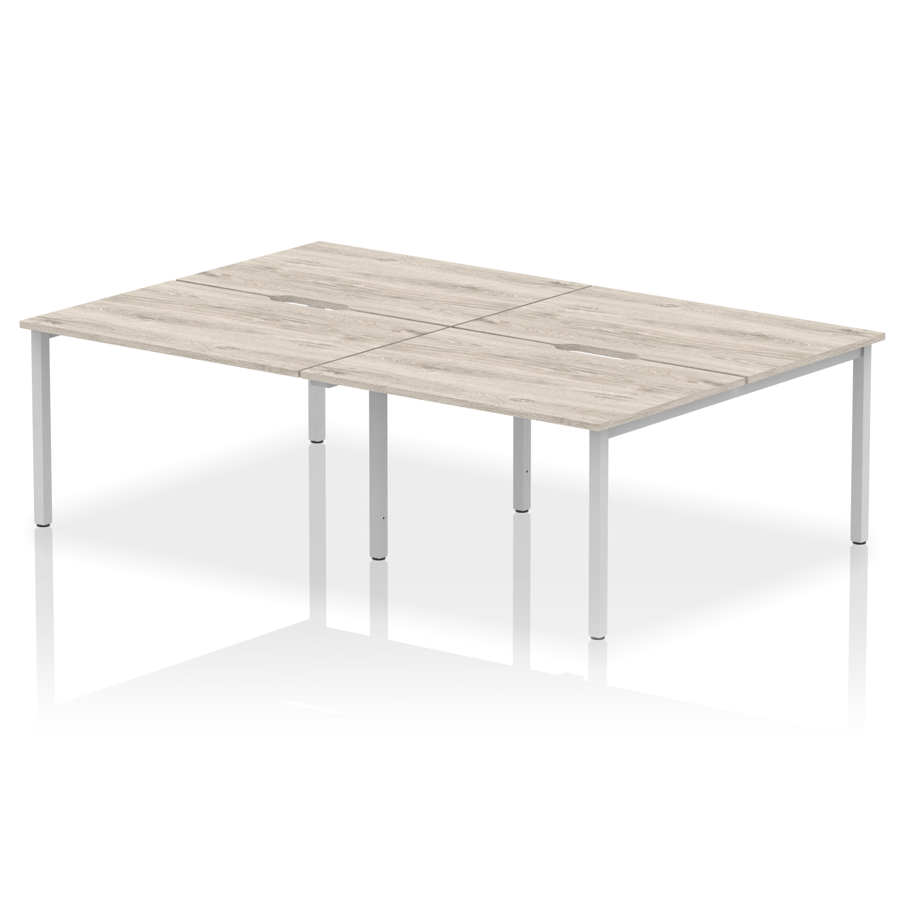 Grey Oak / Silver Frame
