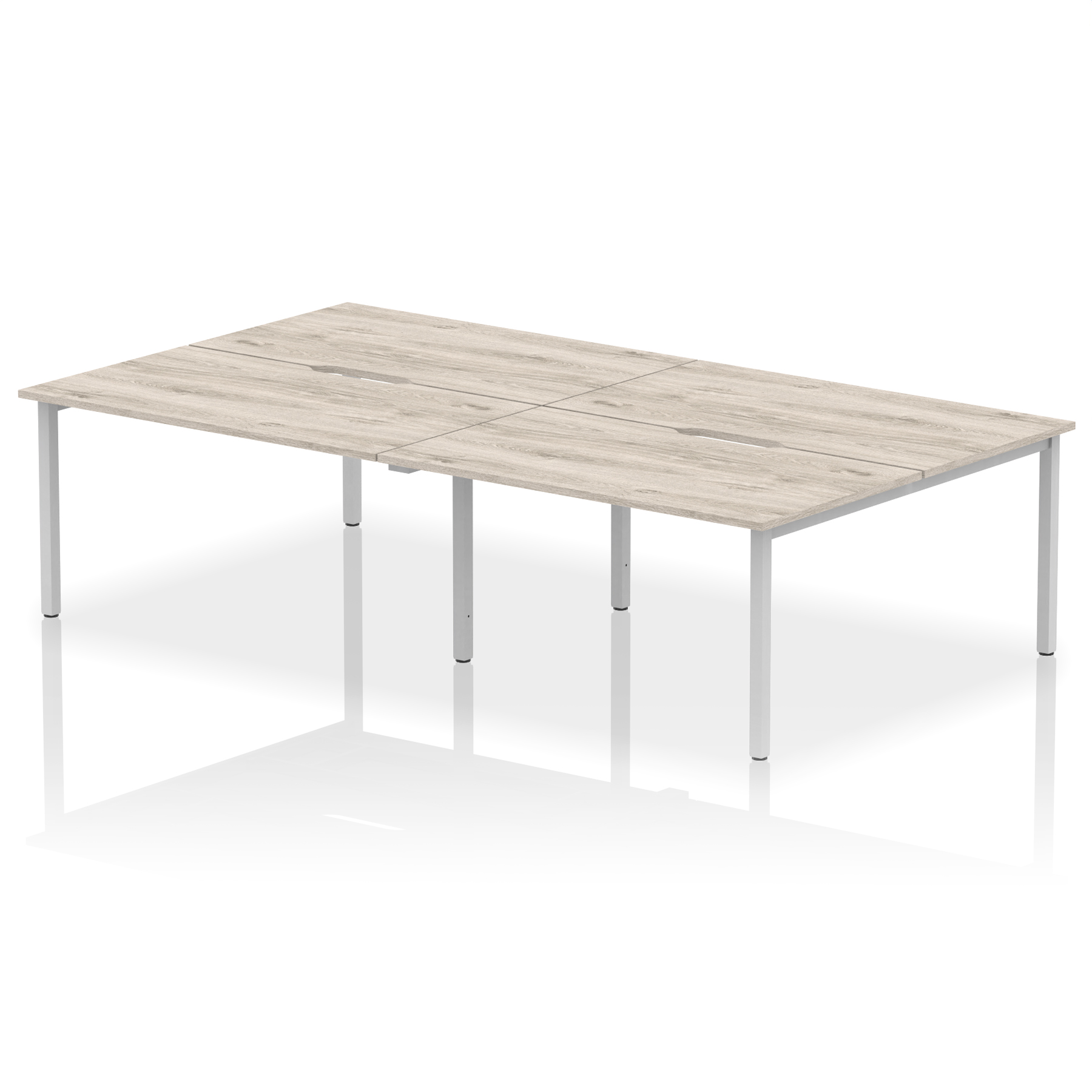 Grey Oak / Silver Frame