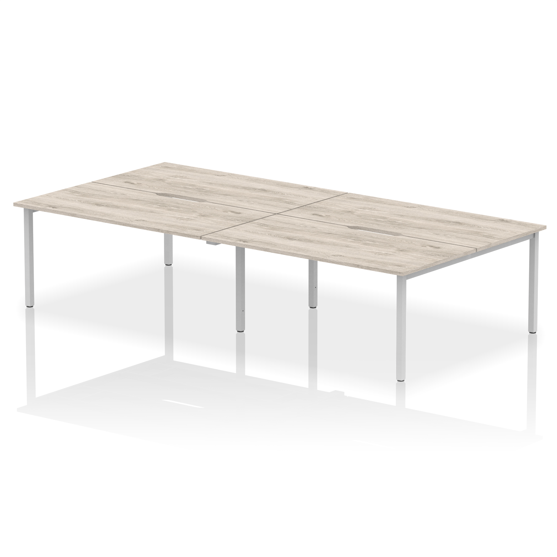 Grey Oak / Silver Frame