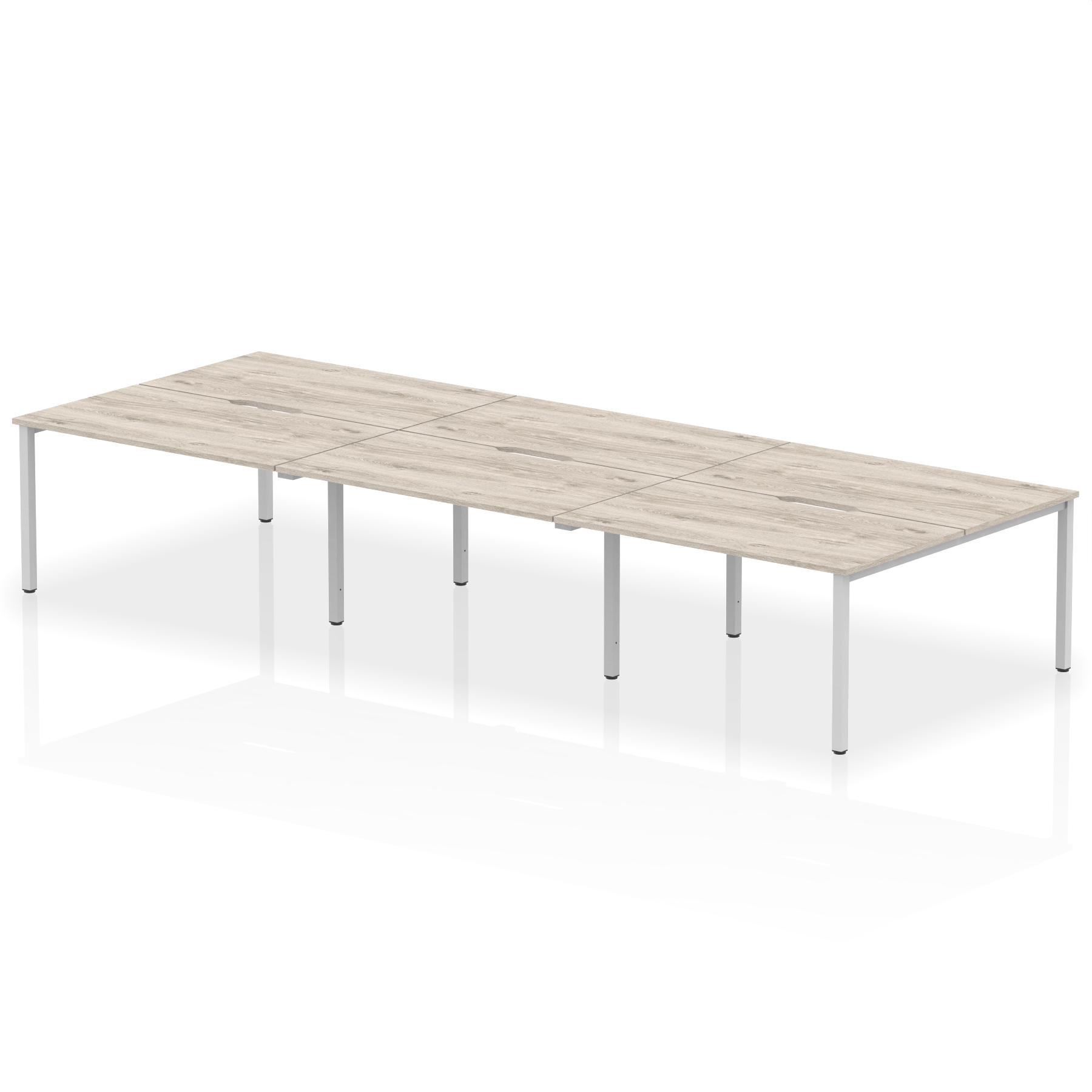 Grey Oak / Silver Frame