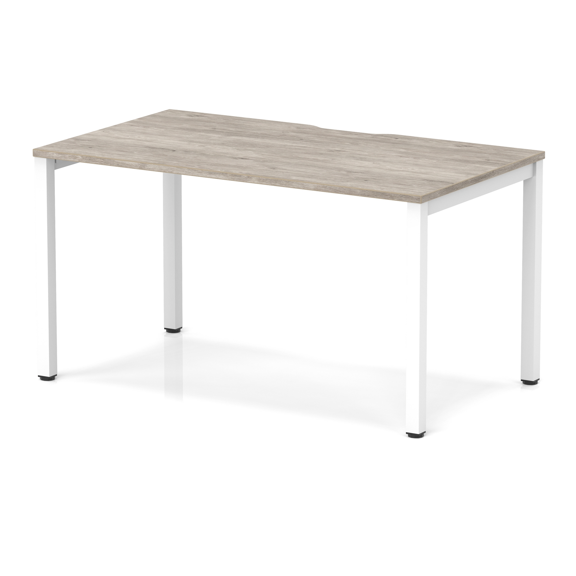 Grey Oak / White Frame