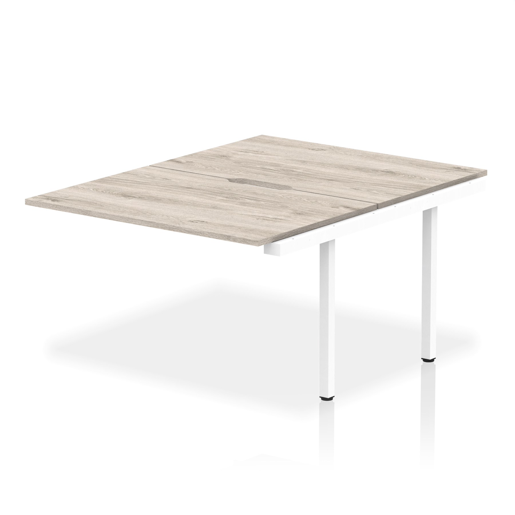 Grey Oak / White Frame