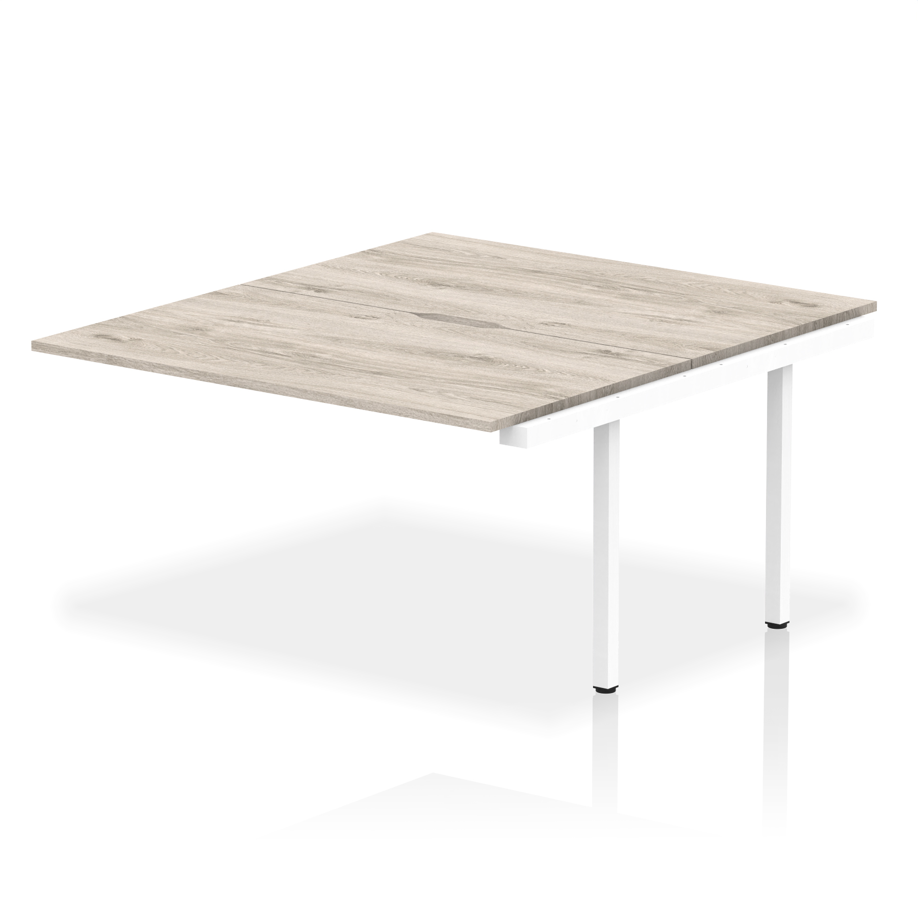 Grey Oak / White Frame