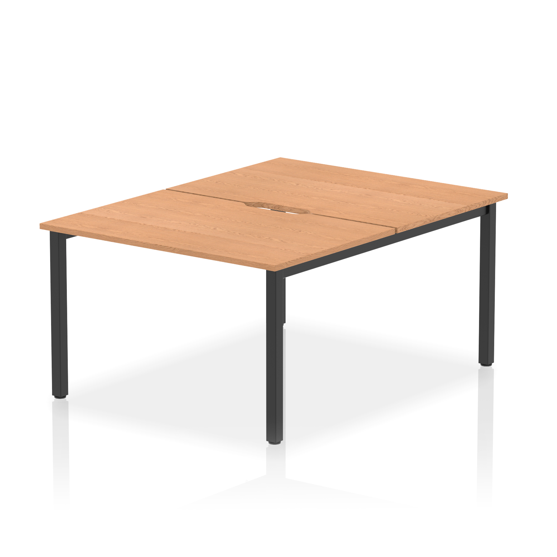 Oak / Black Frame