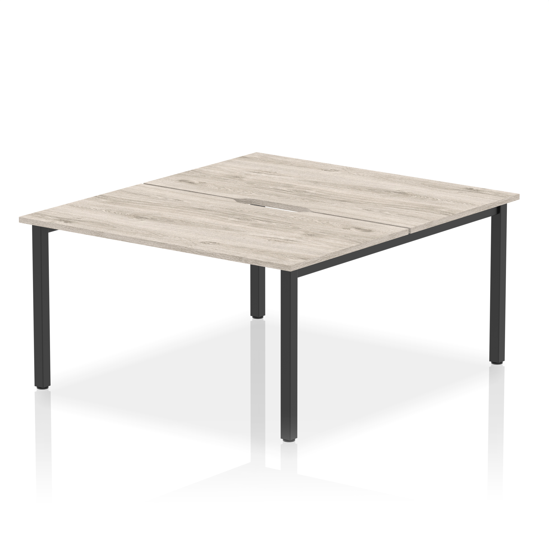Grey Oak / Black Frame