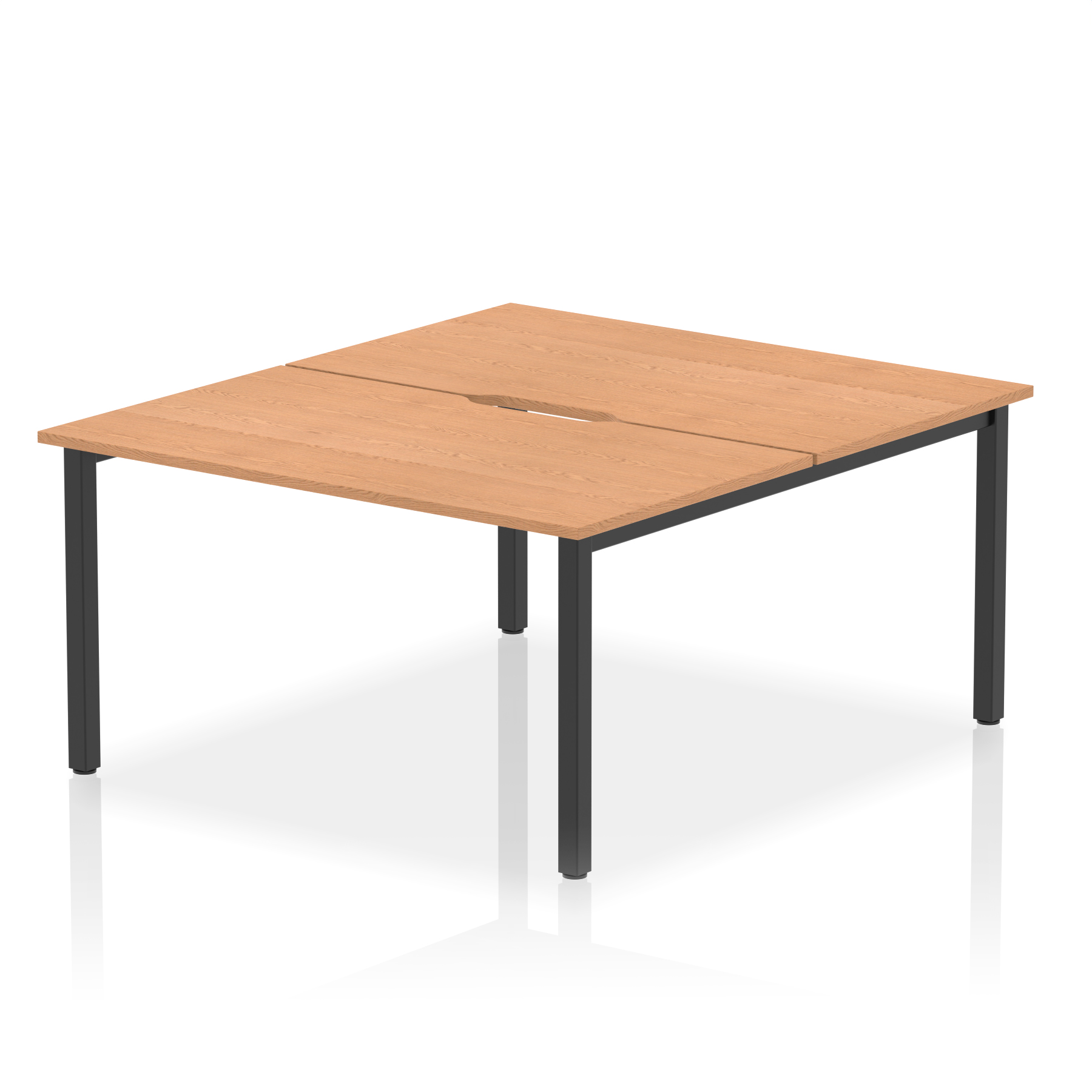 Oak / Black Frame