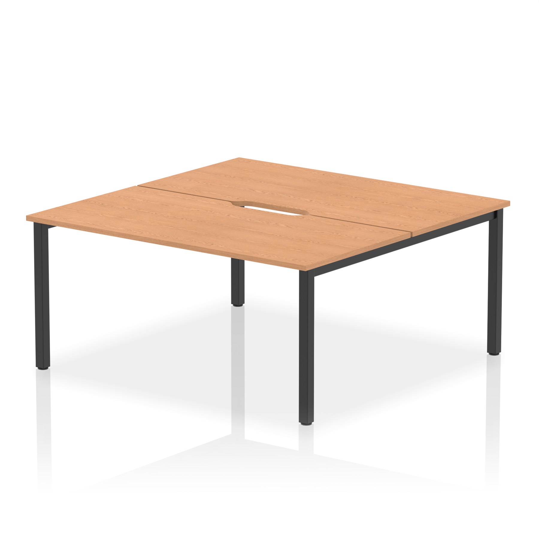 Oak / Black Frame