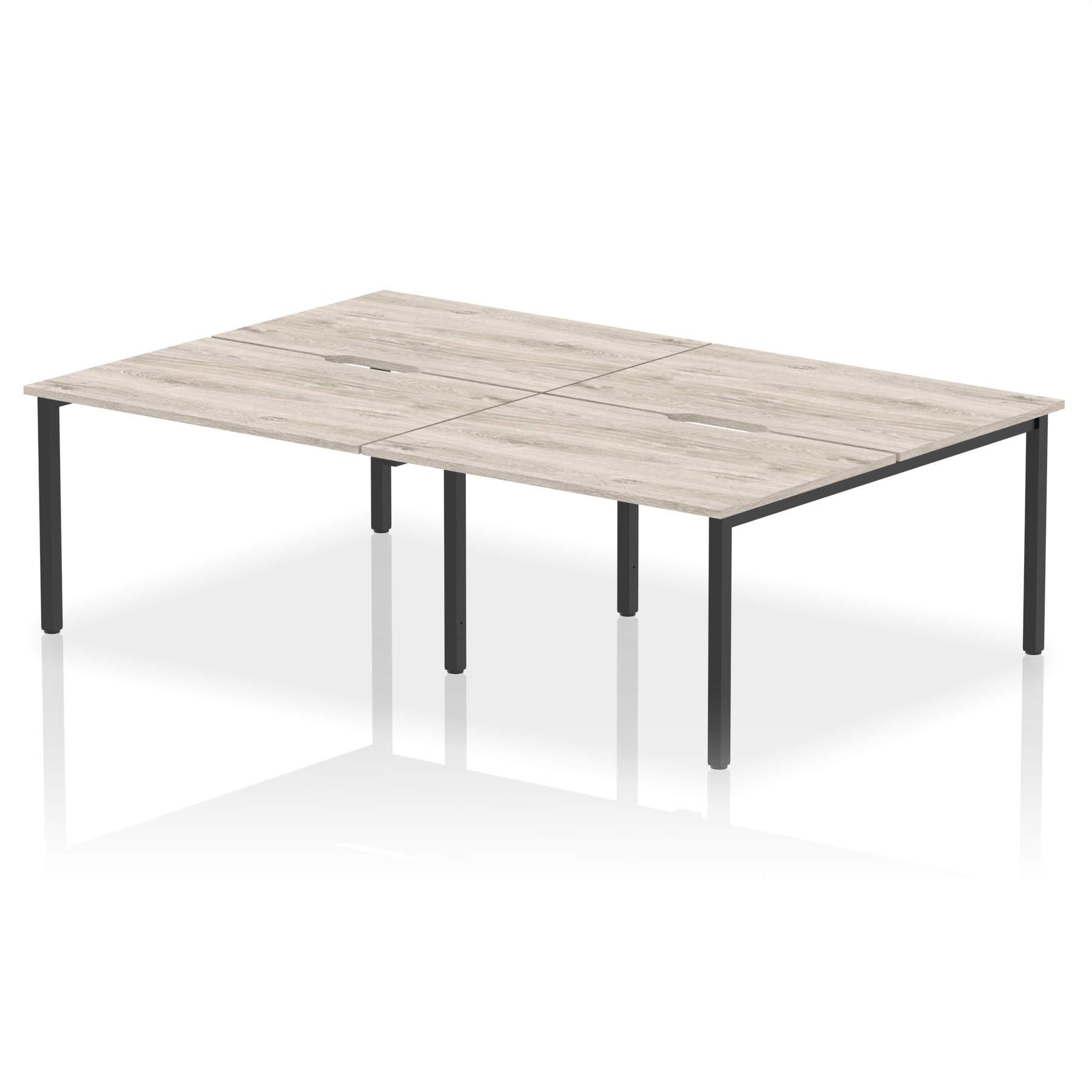 Grey Oak / Black Frame